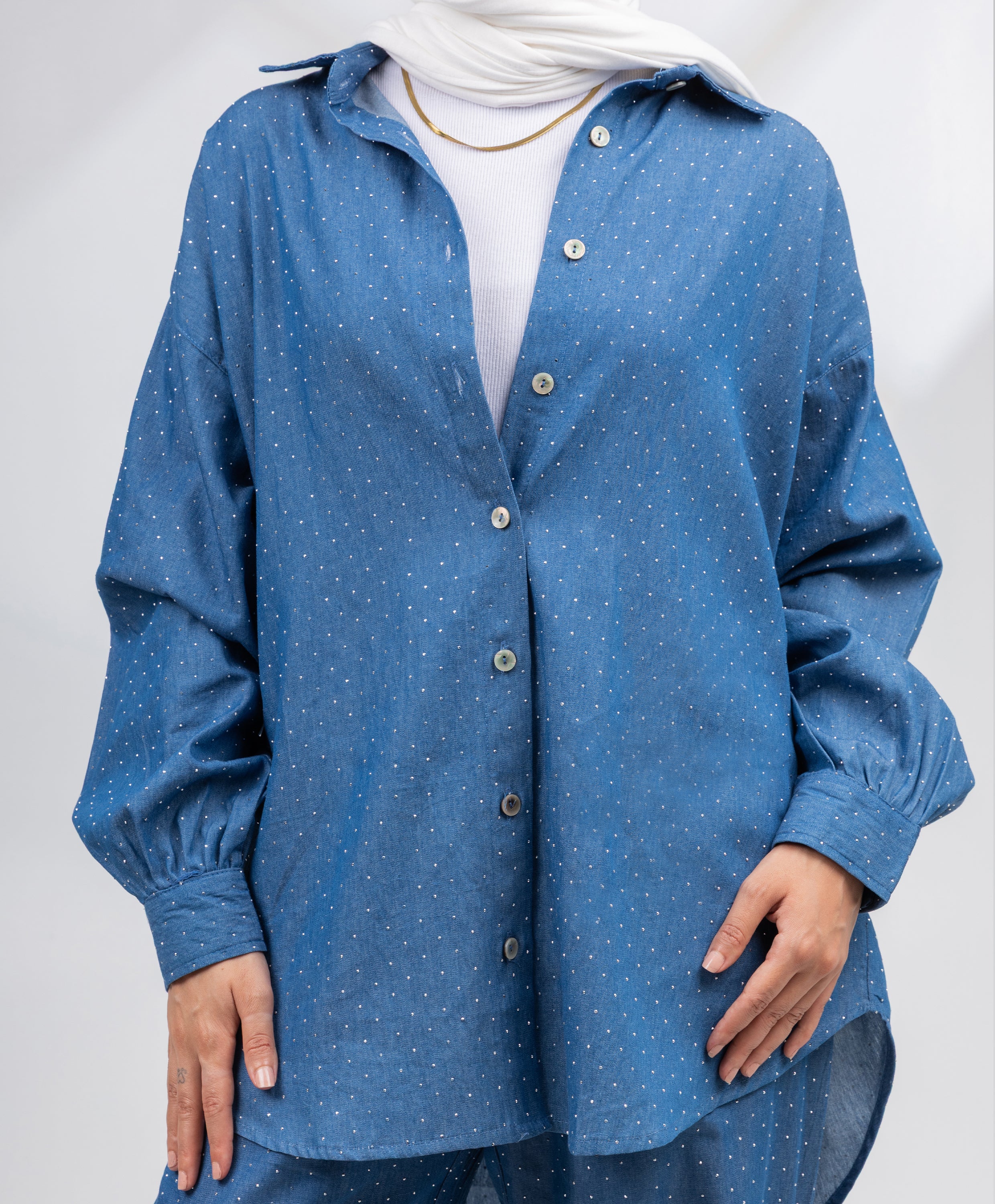 Bling Denim Shirt - Image 4