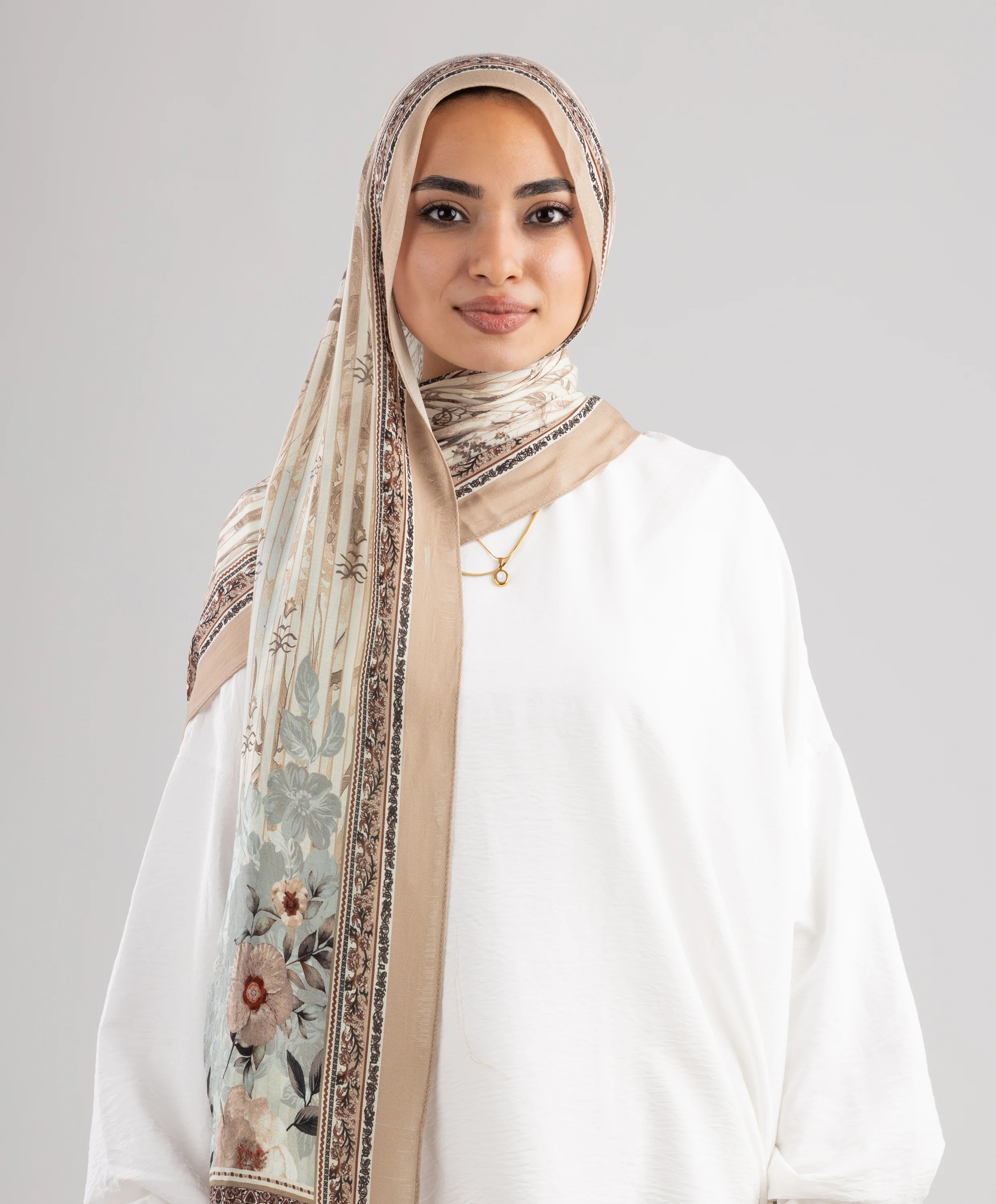Bloom Stripe Modal Scarf - Image 2