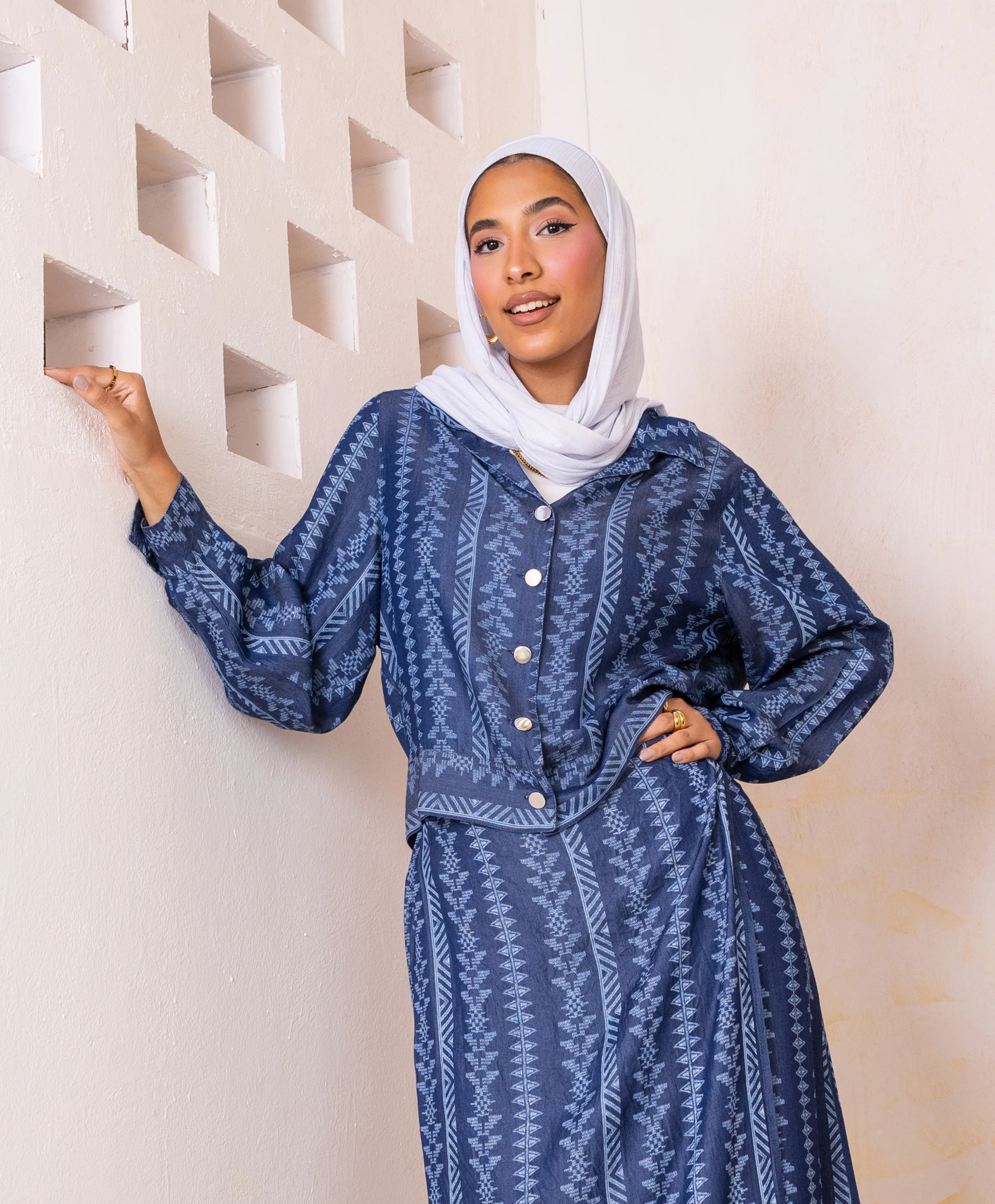 Boho Denim Blouse - Image 5