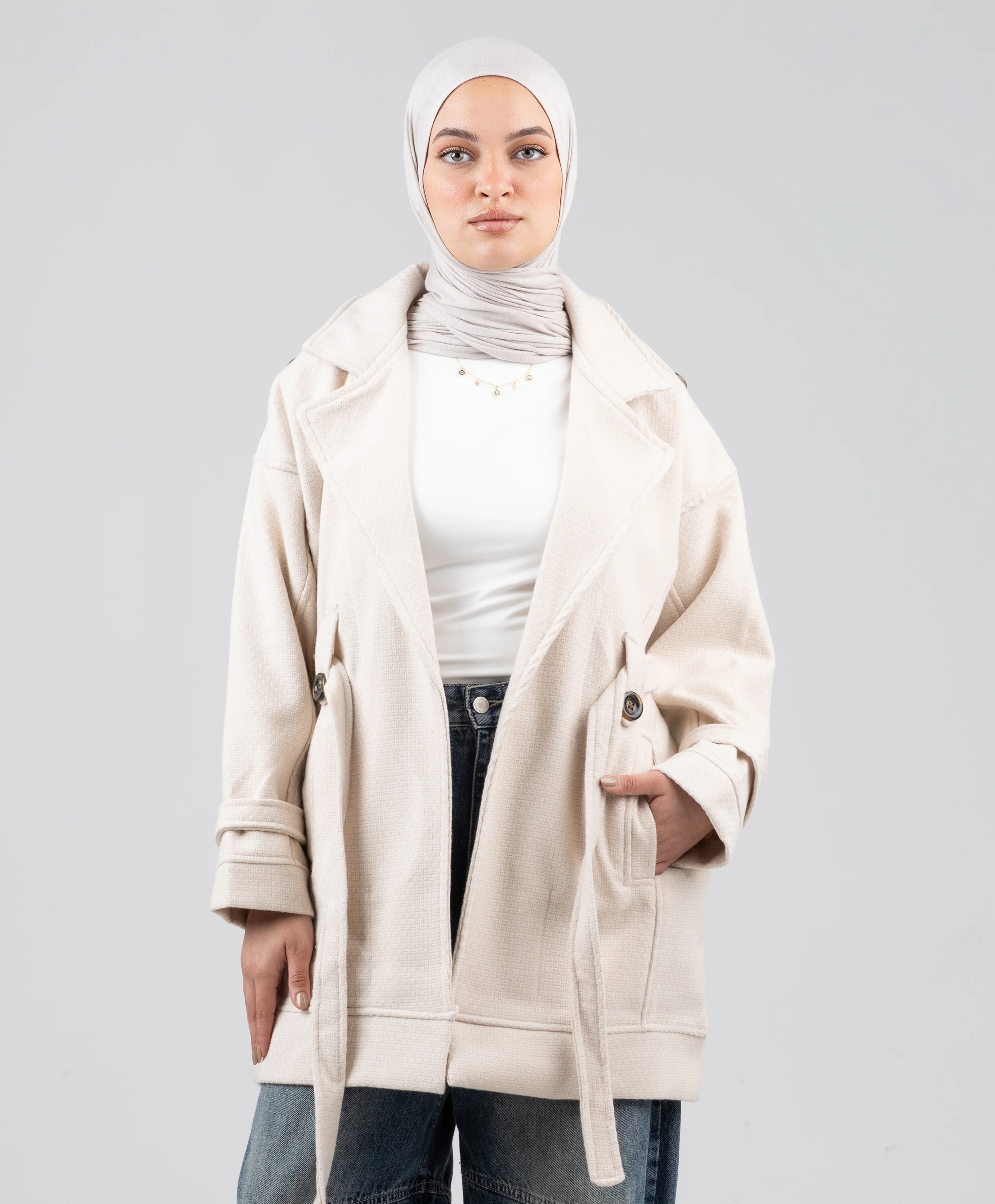 Boxy Fit Coat - Image 5