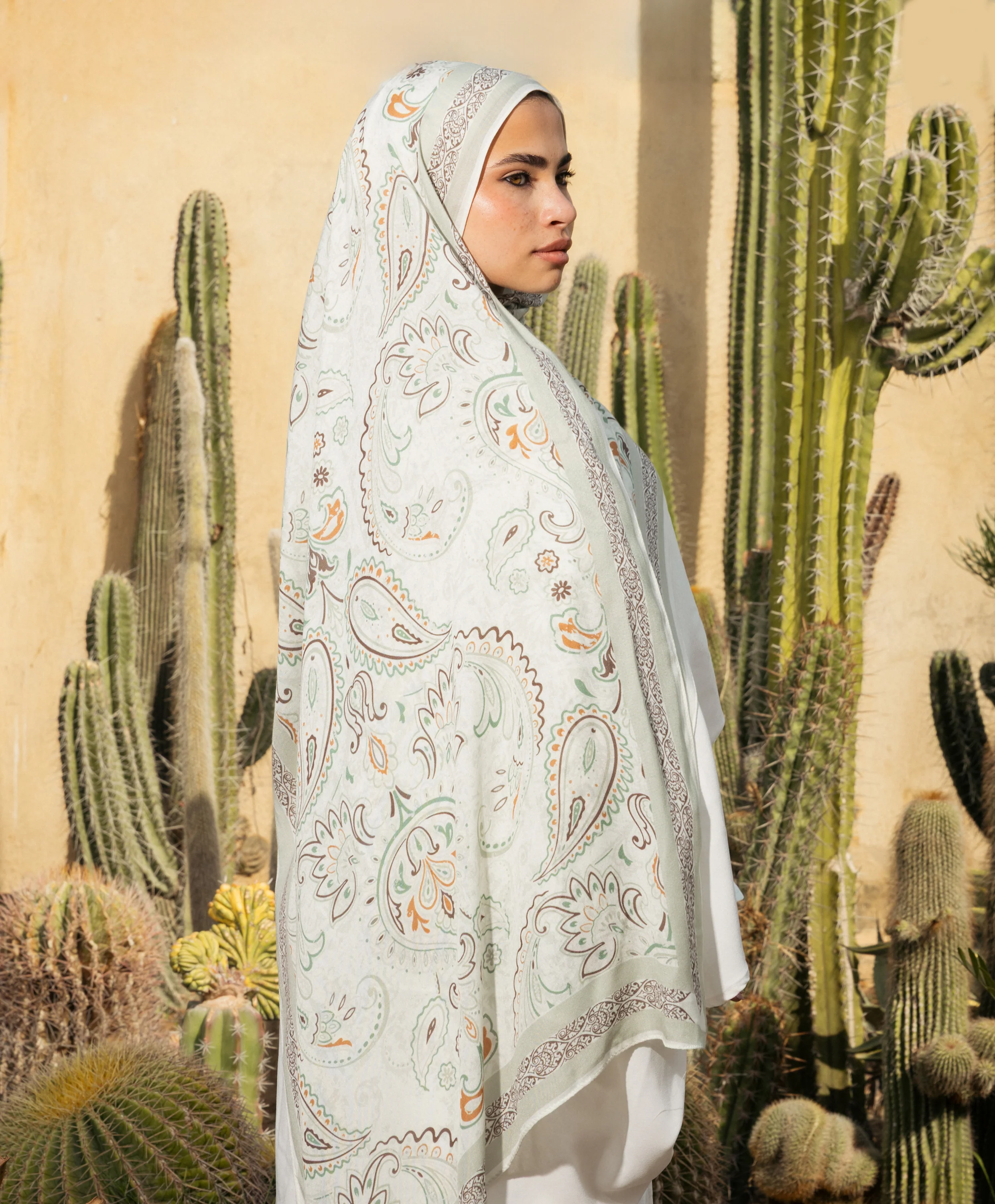 Calm Paisley Modal Scarf