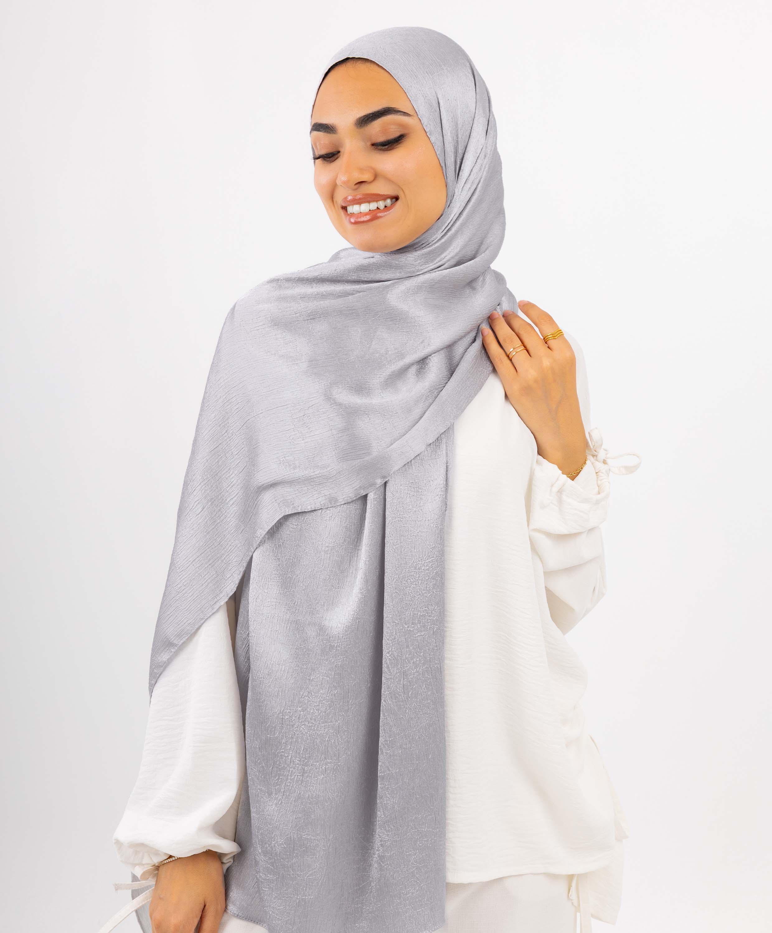 Crushed Satin Scarf - Image 18
