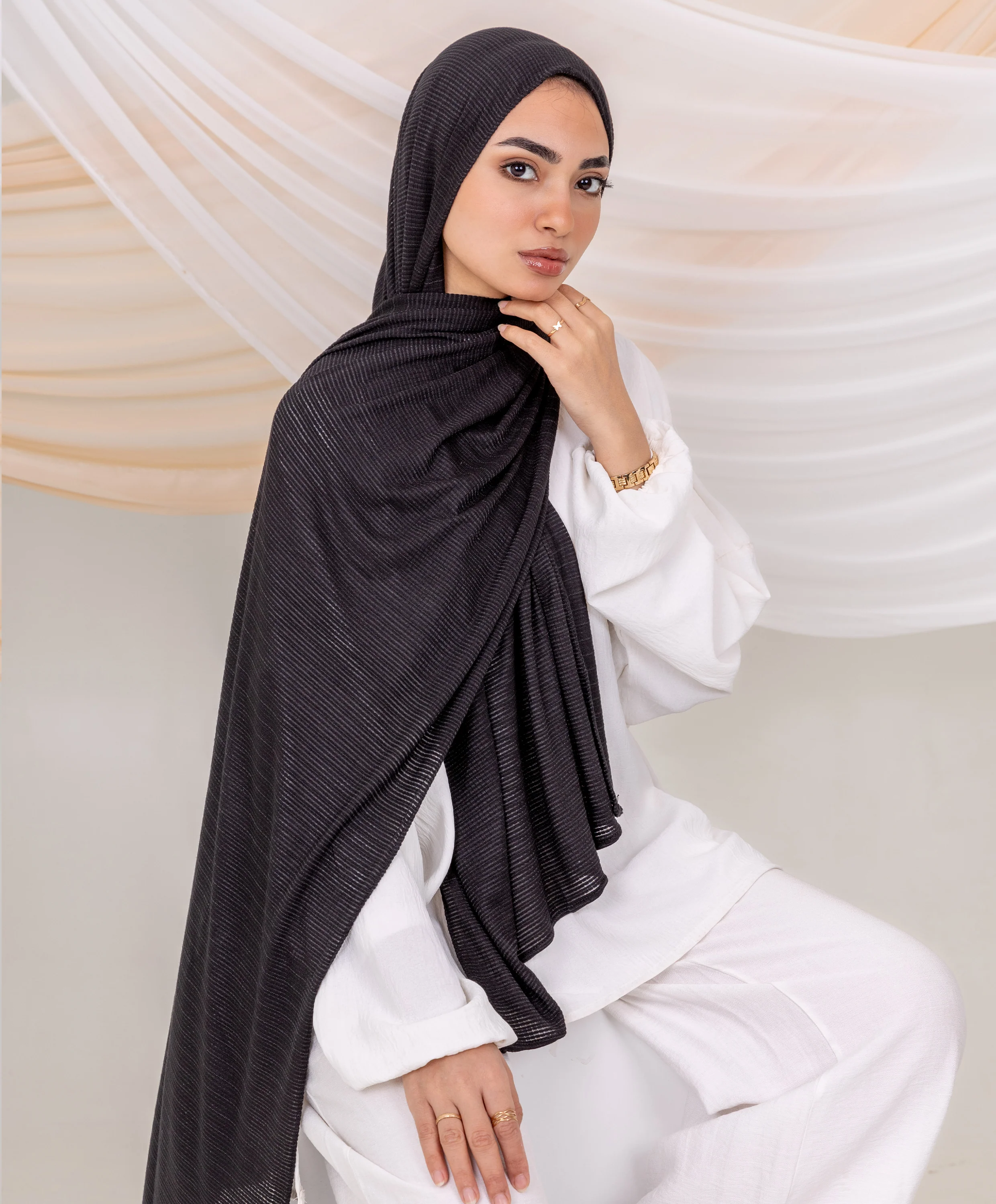 Cubed Lycra Scarf - Image 13