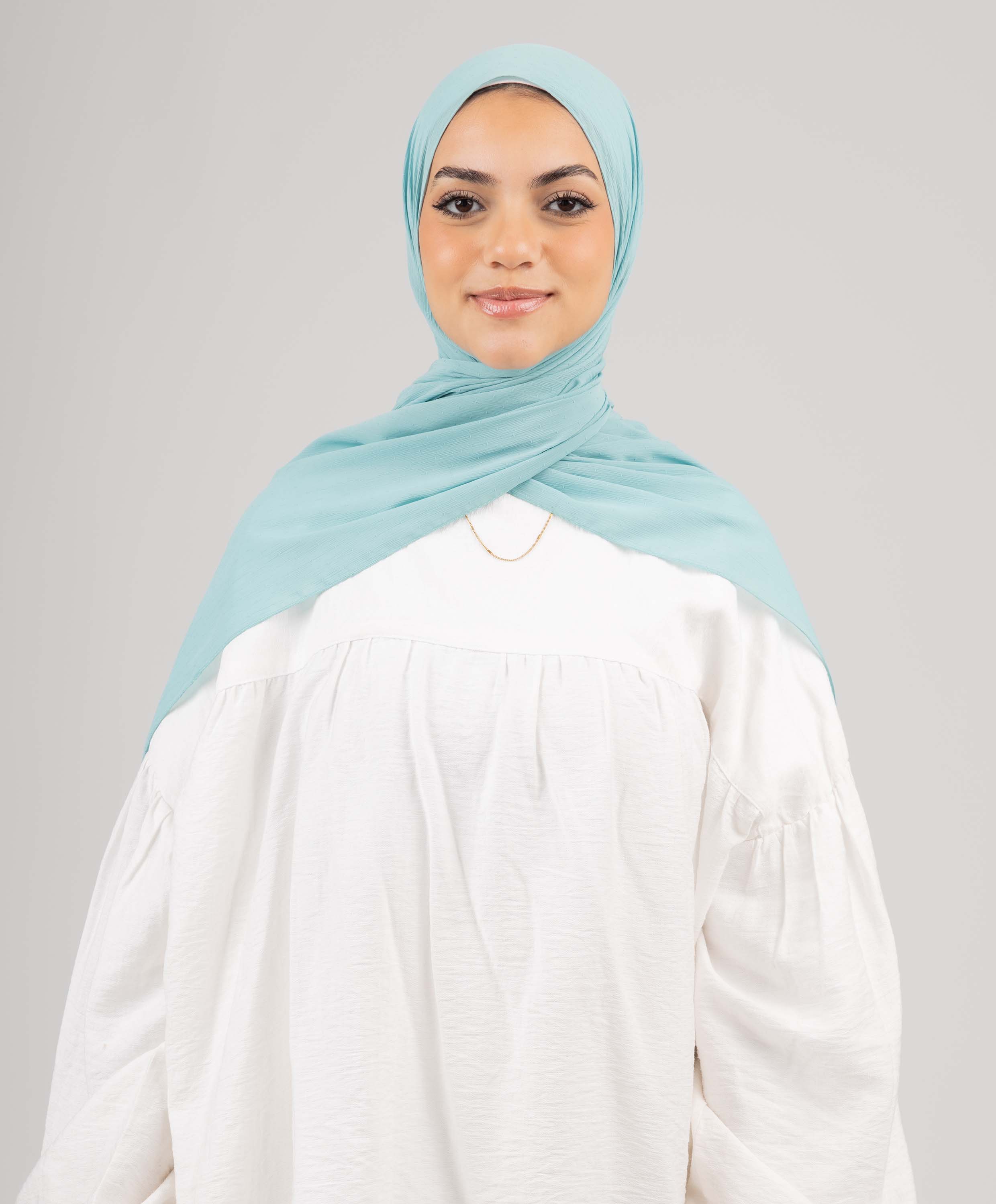 Dots Crinkle Chiffon Scarf - Image 7