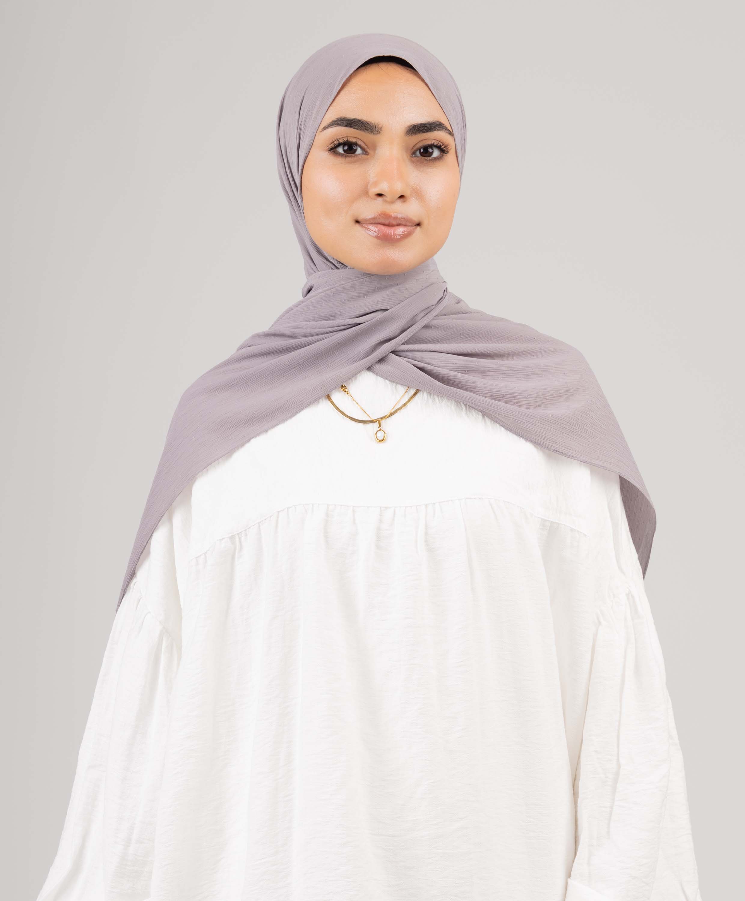 Dots Crinkle Chiffon Scarf - Image 9