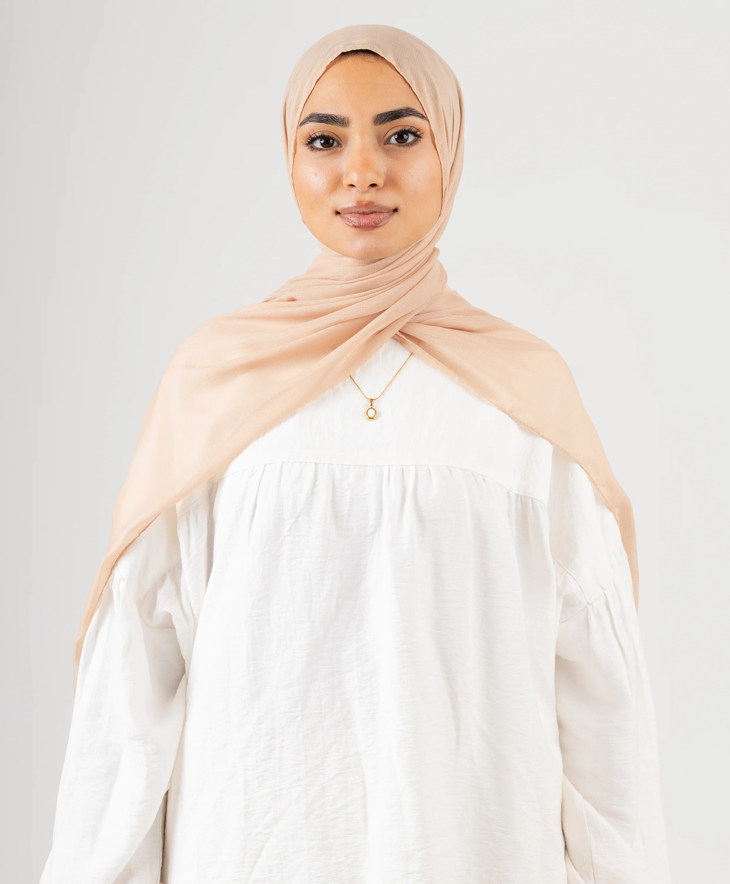 Elegance Crinkle Chiffon Scarf - Image 5