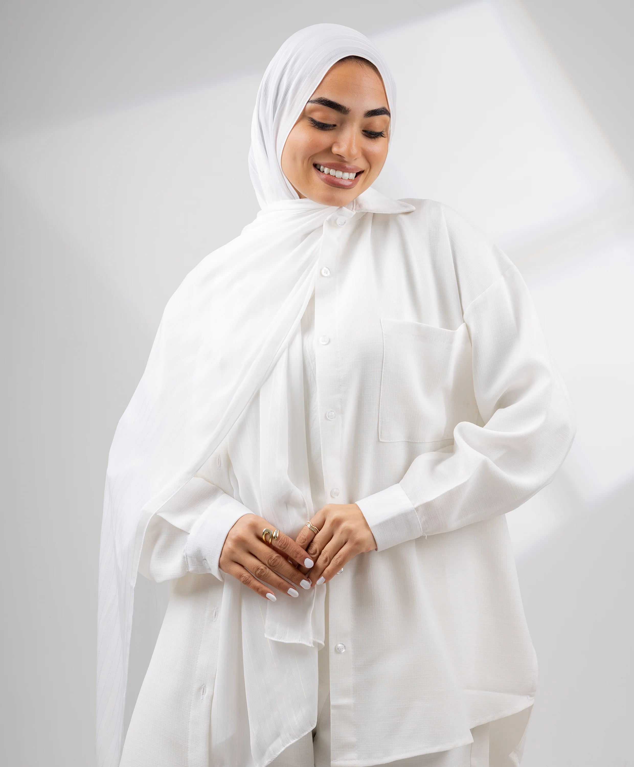 Elegant Chiffon Scarf - Image 3