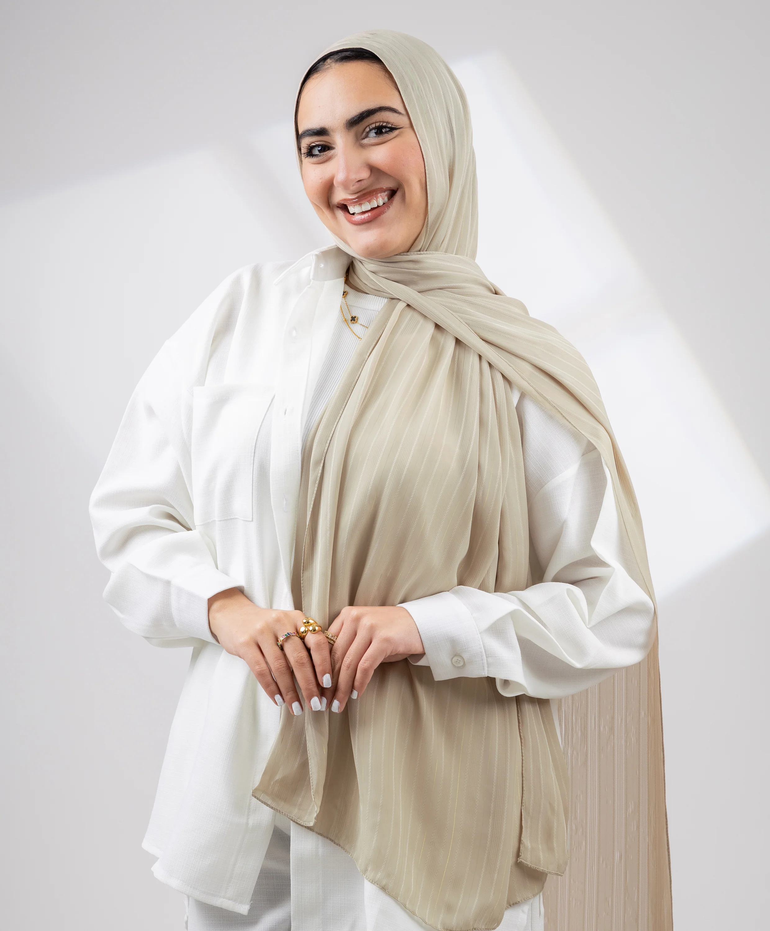 Elegant Chiffon Scarf - Image 9