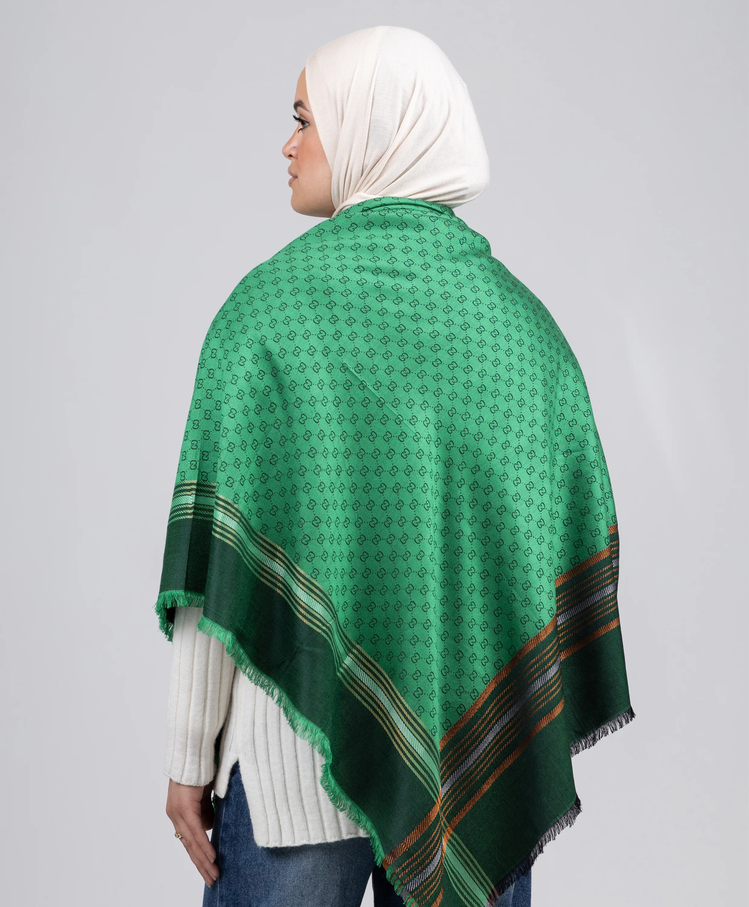 Emerald Winter Shawl - Image 2