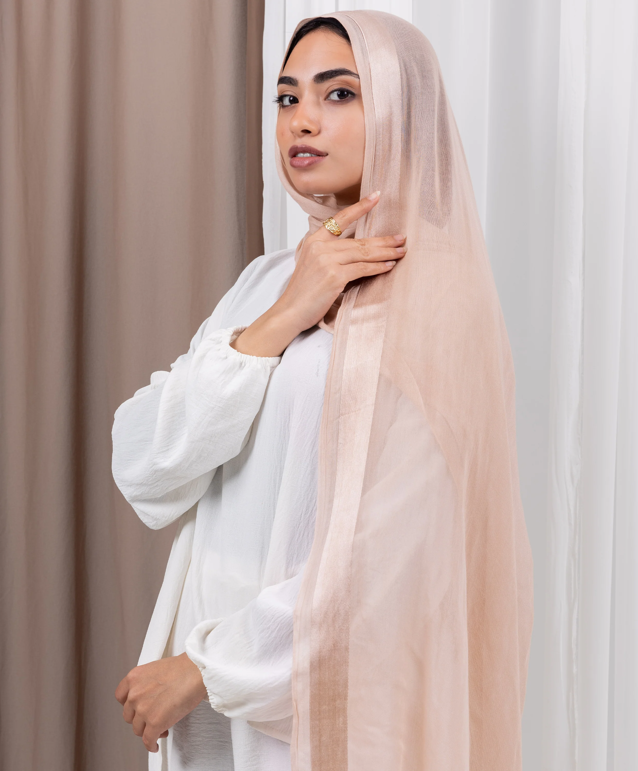 Everyday Linen Satin Scarf - Image 12