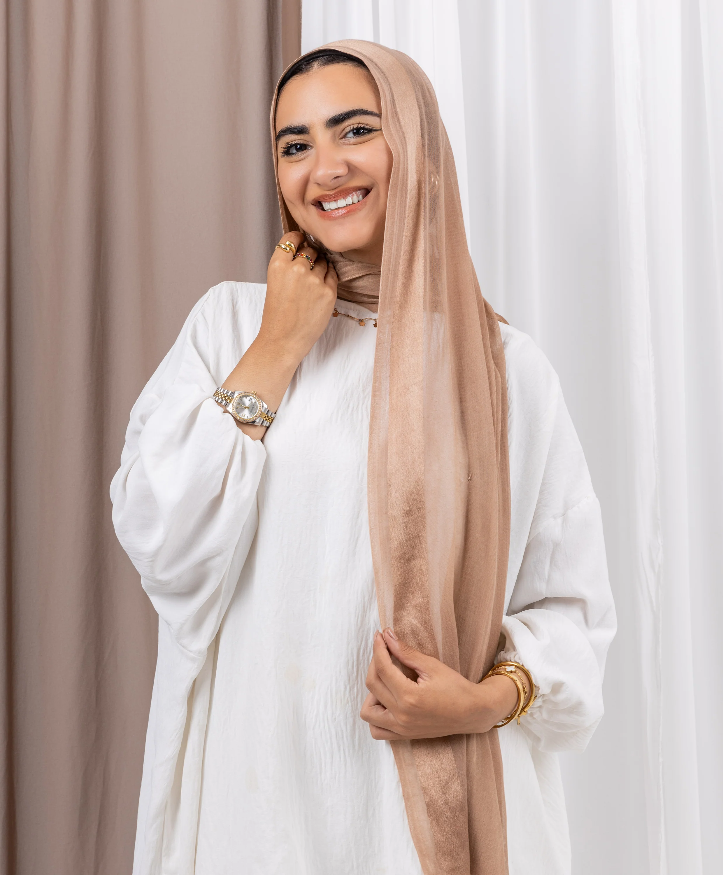 Everyday Linen Satin Scarf - Image 19