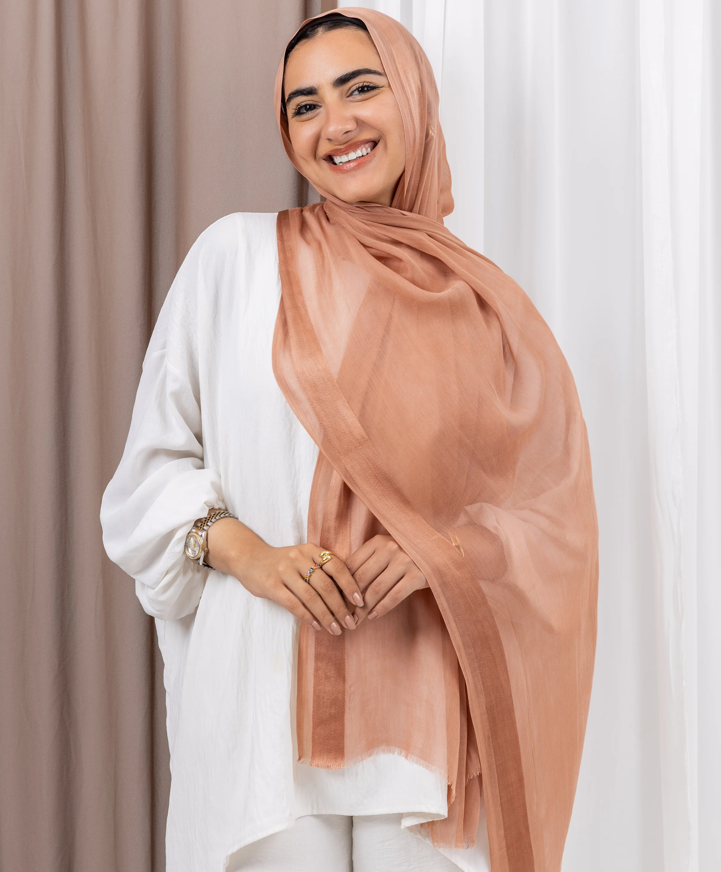 Everyday Linen Satin Scarf - Image 20