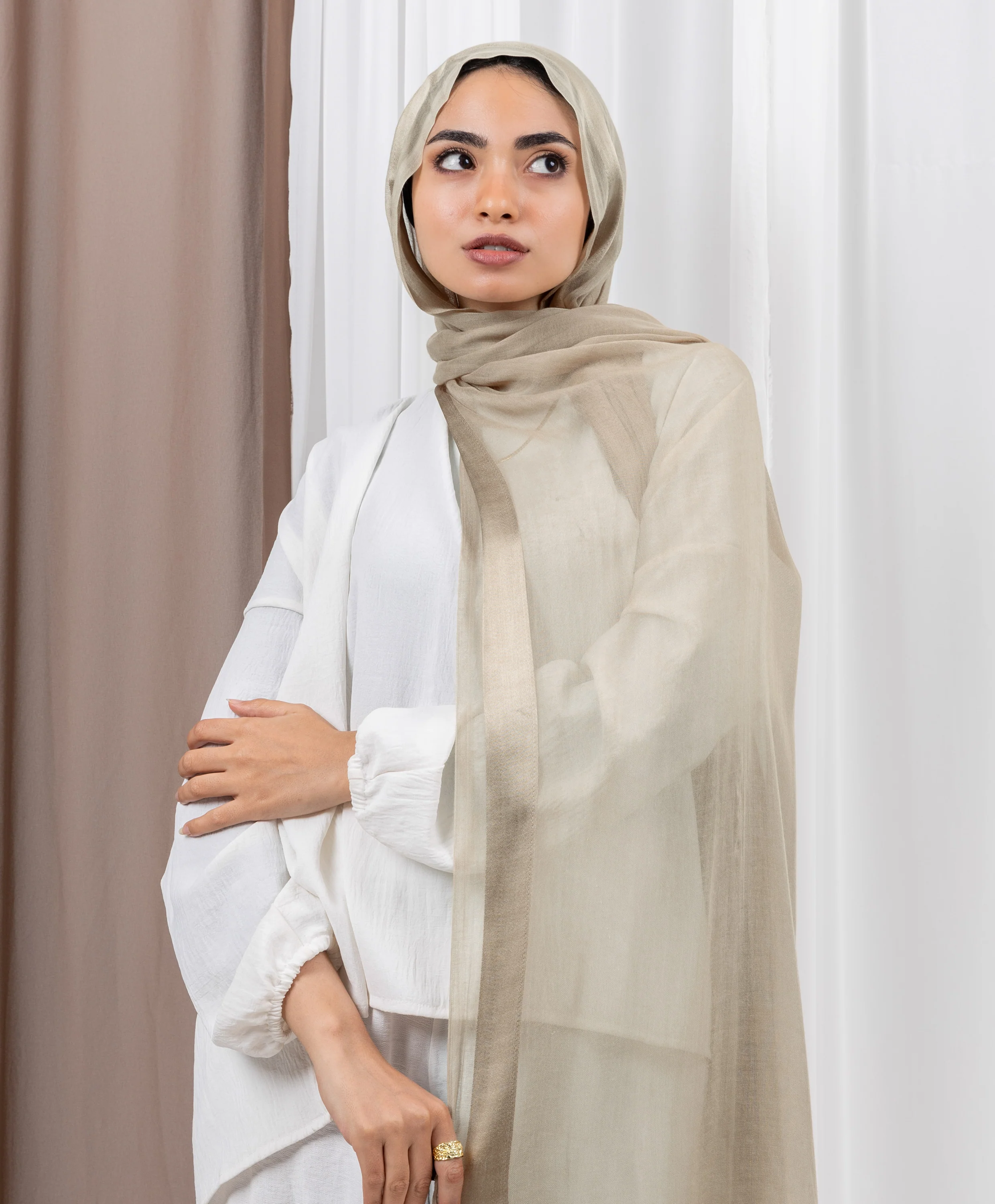 Everyday Linen Satin Scarf - Image 24