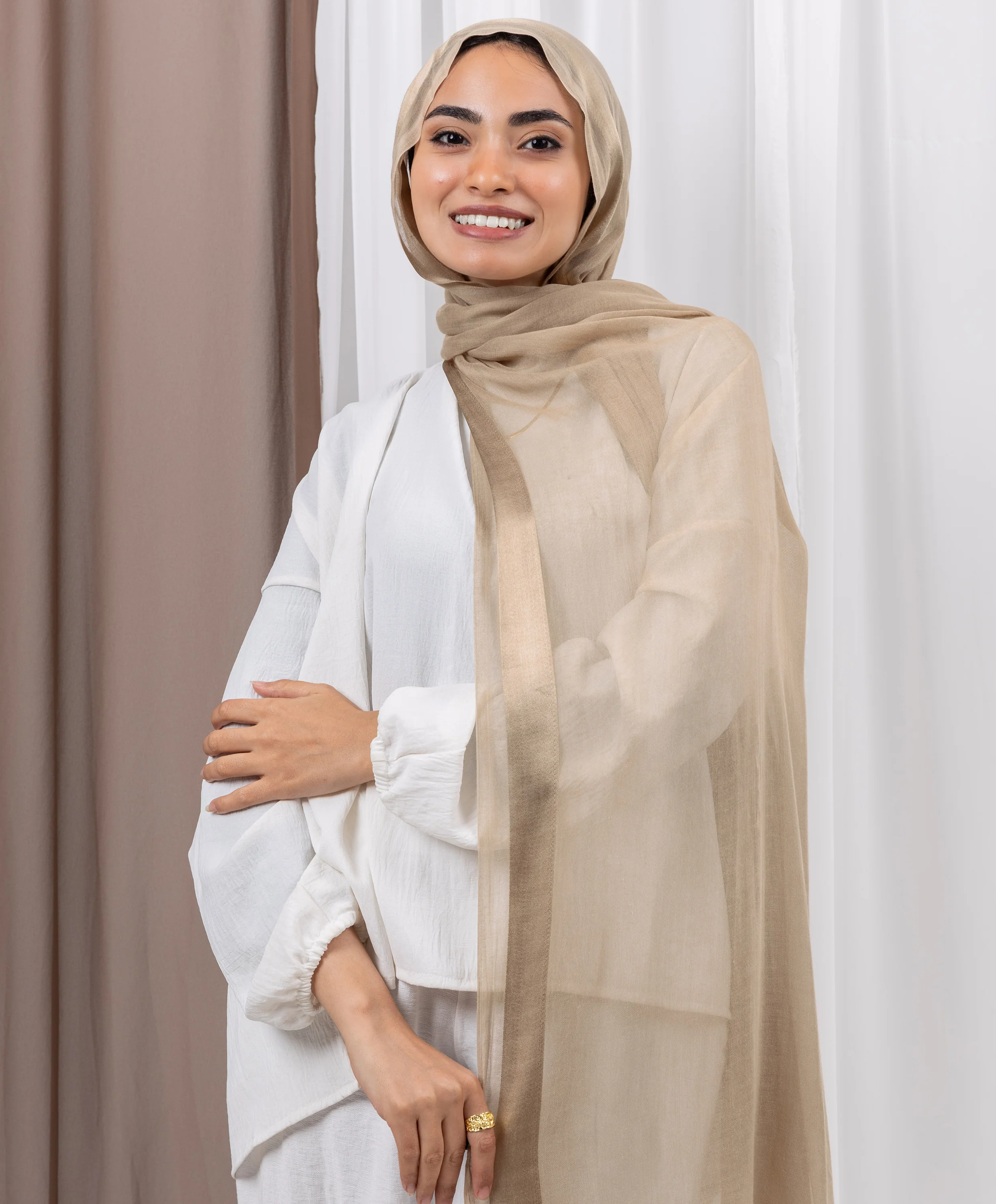 Everyday Linen Satin Scarf - Image 25