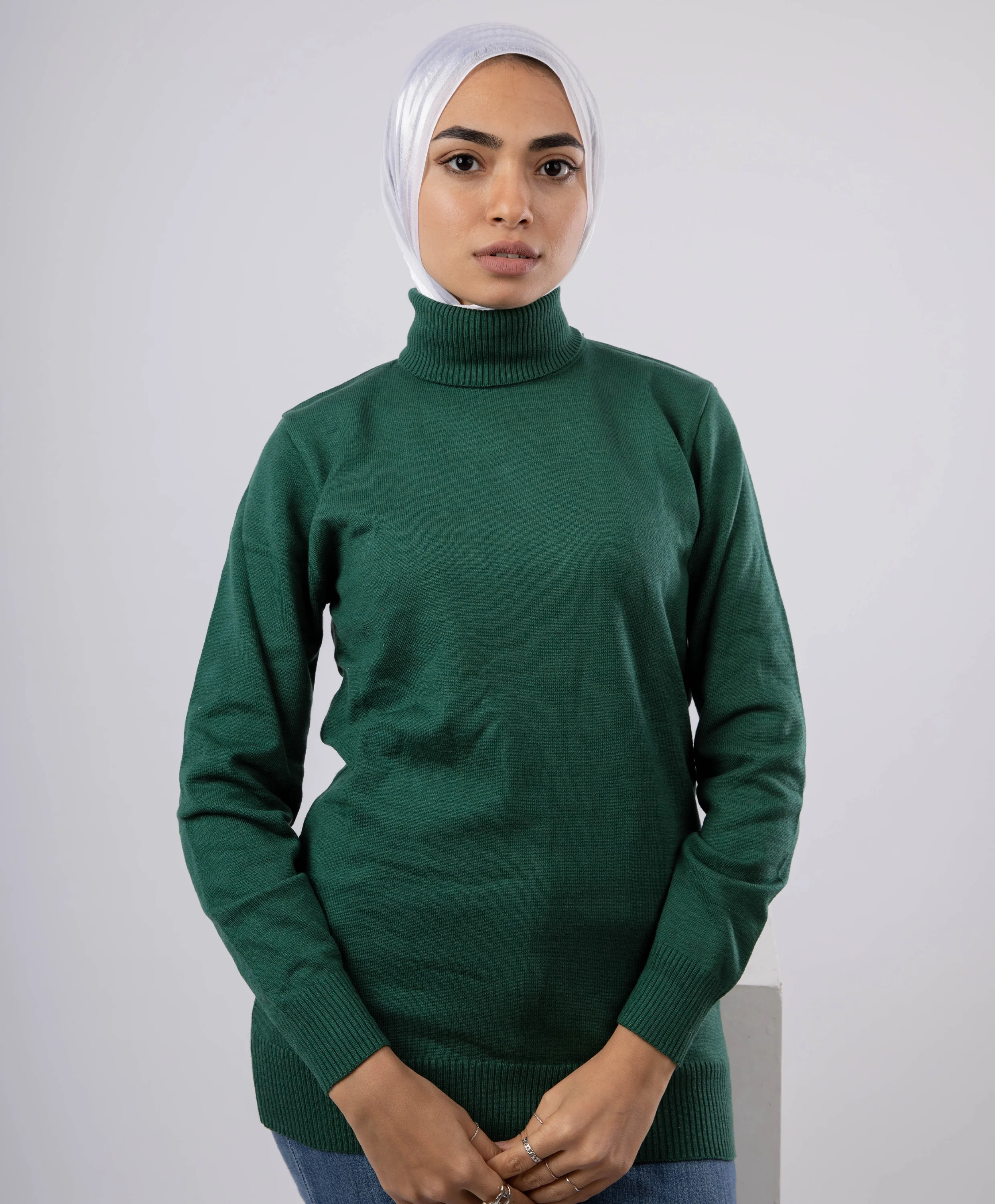 Fitted Basic Pullover - Image 12
