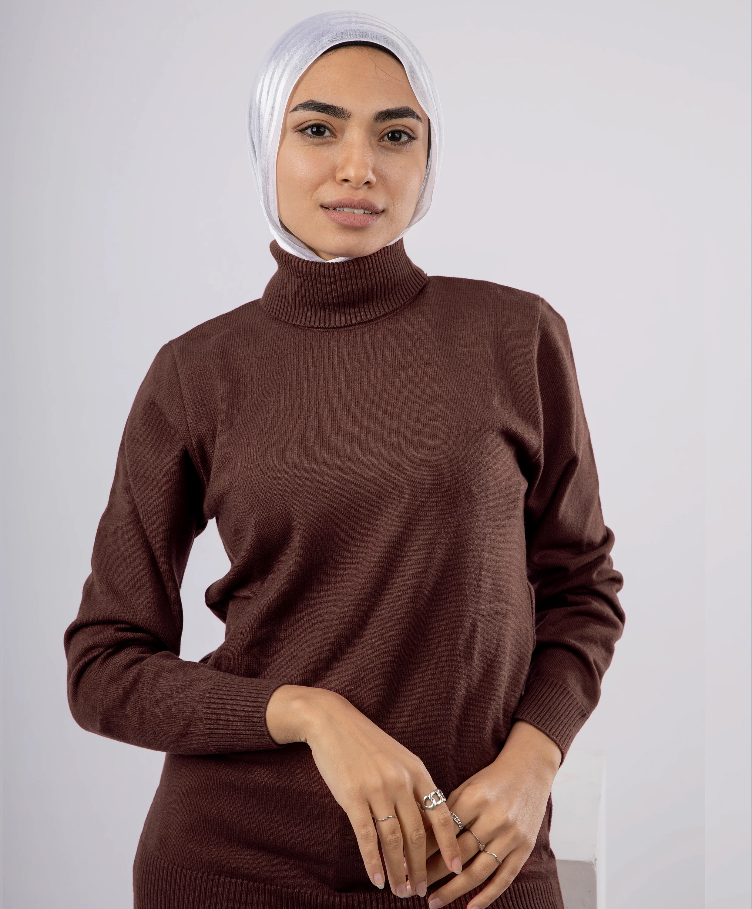Fitted Basic Pullover - Image 25