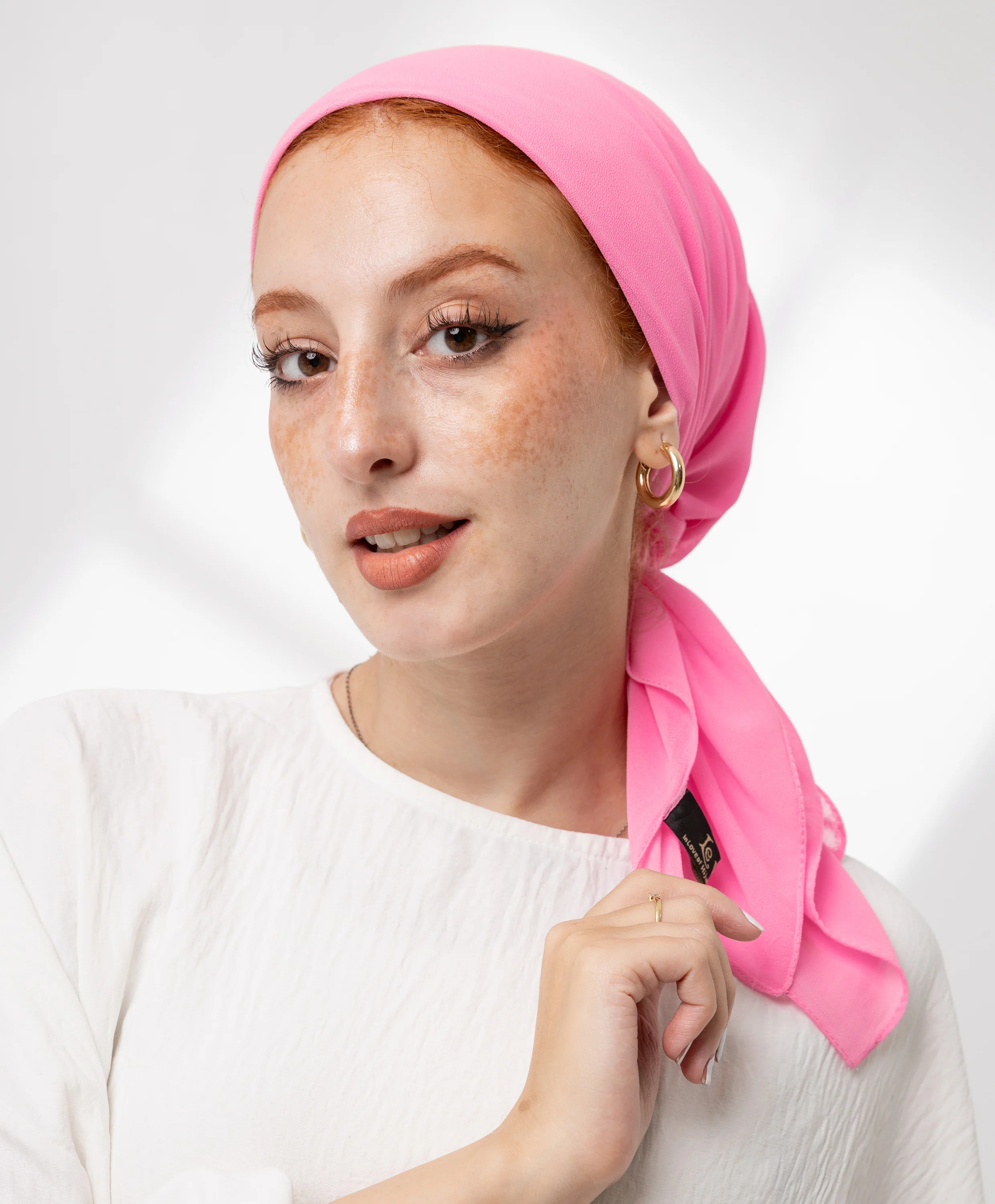 Girly Chiffon Square Scarf - Image 36
