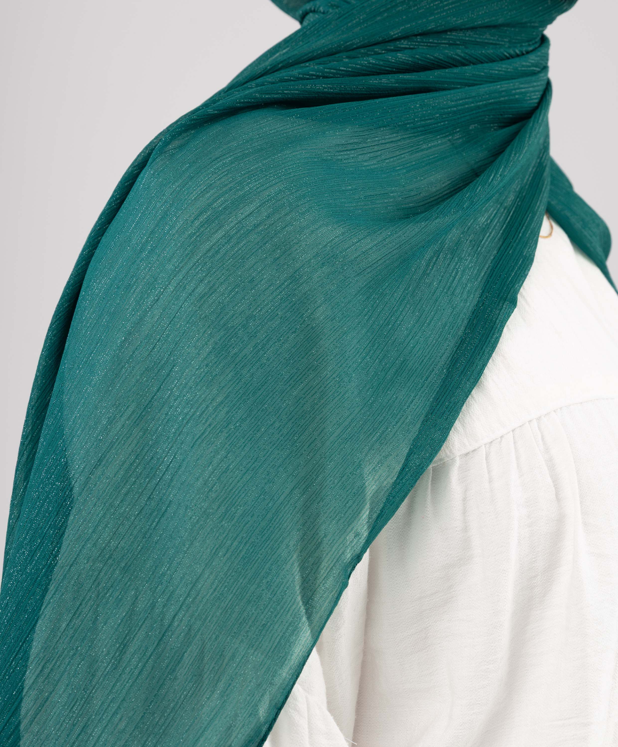 Glittery Chiffon Scarf - Image 10
