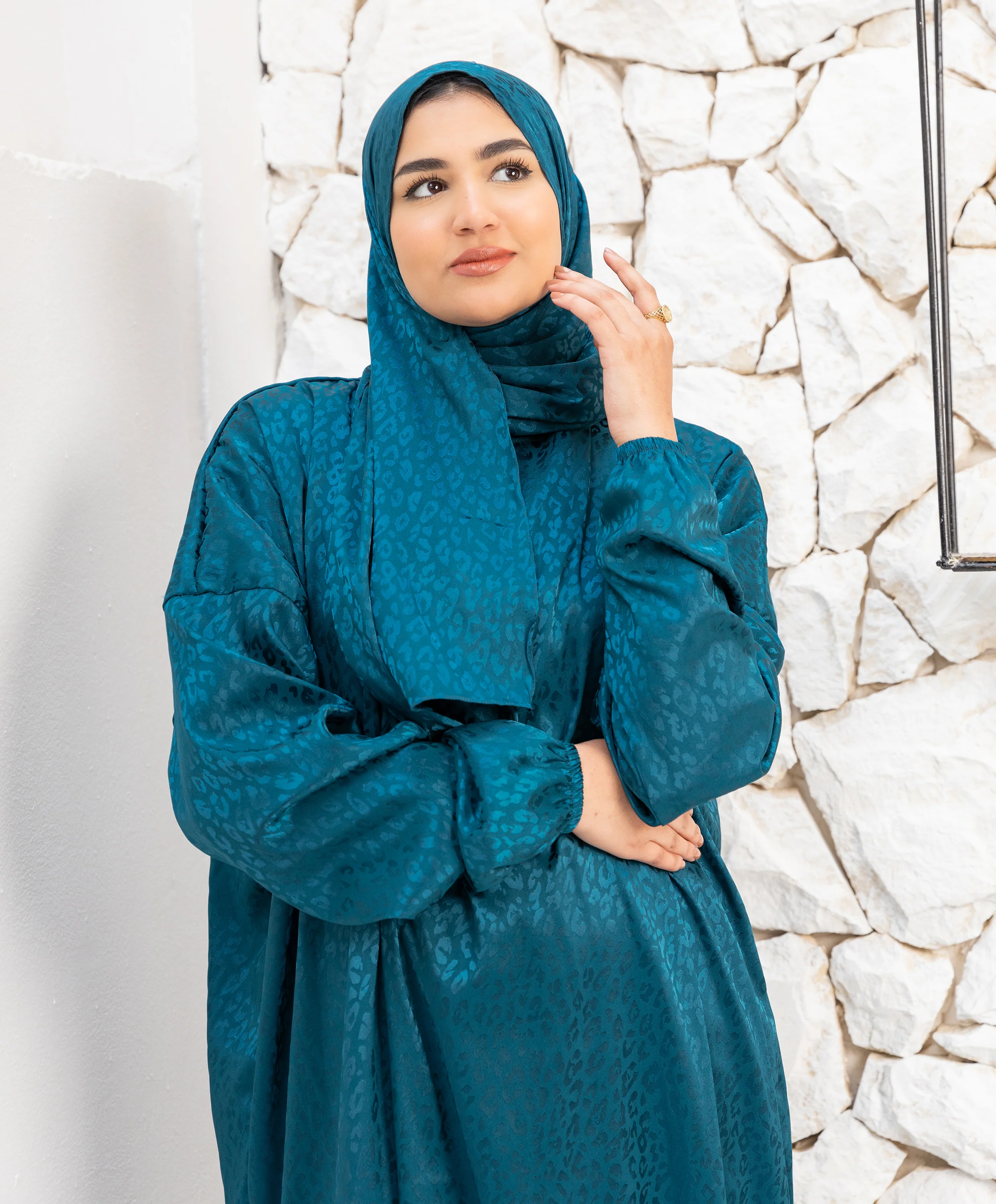 Jacquard Satin Isdal - Image 3