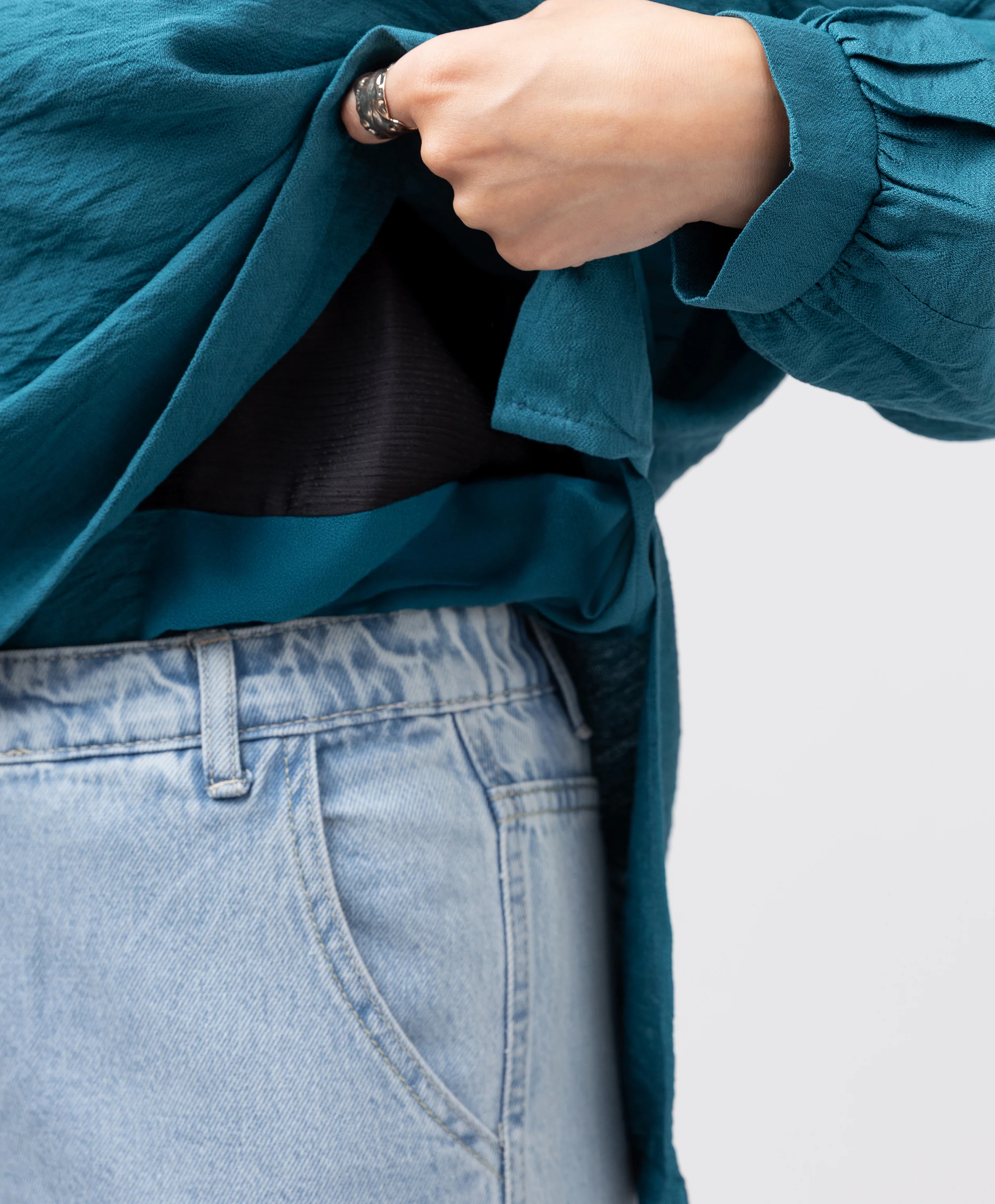 Loose Fit Blouse - Image 3