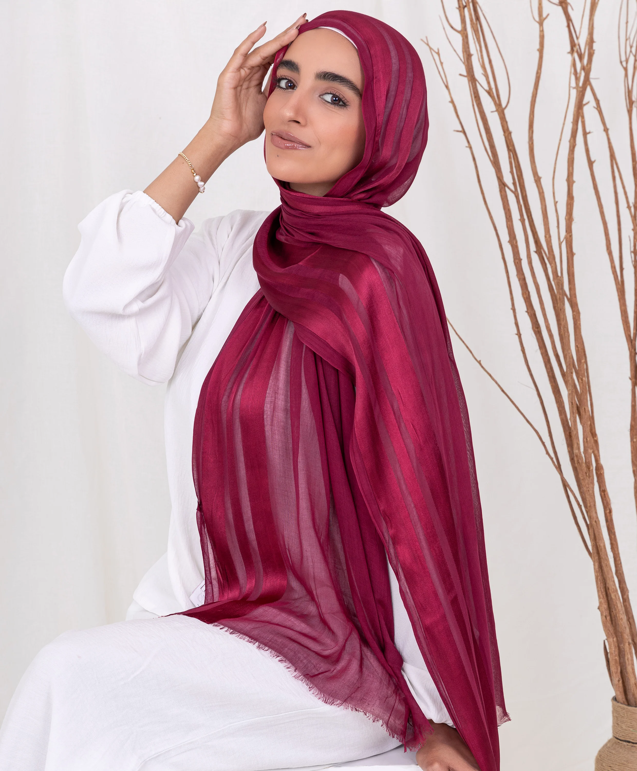 Luxury Linen Scarf - Image 14
