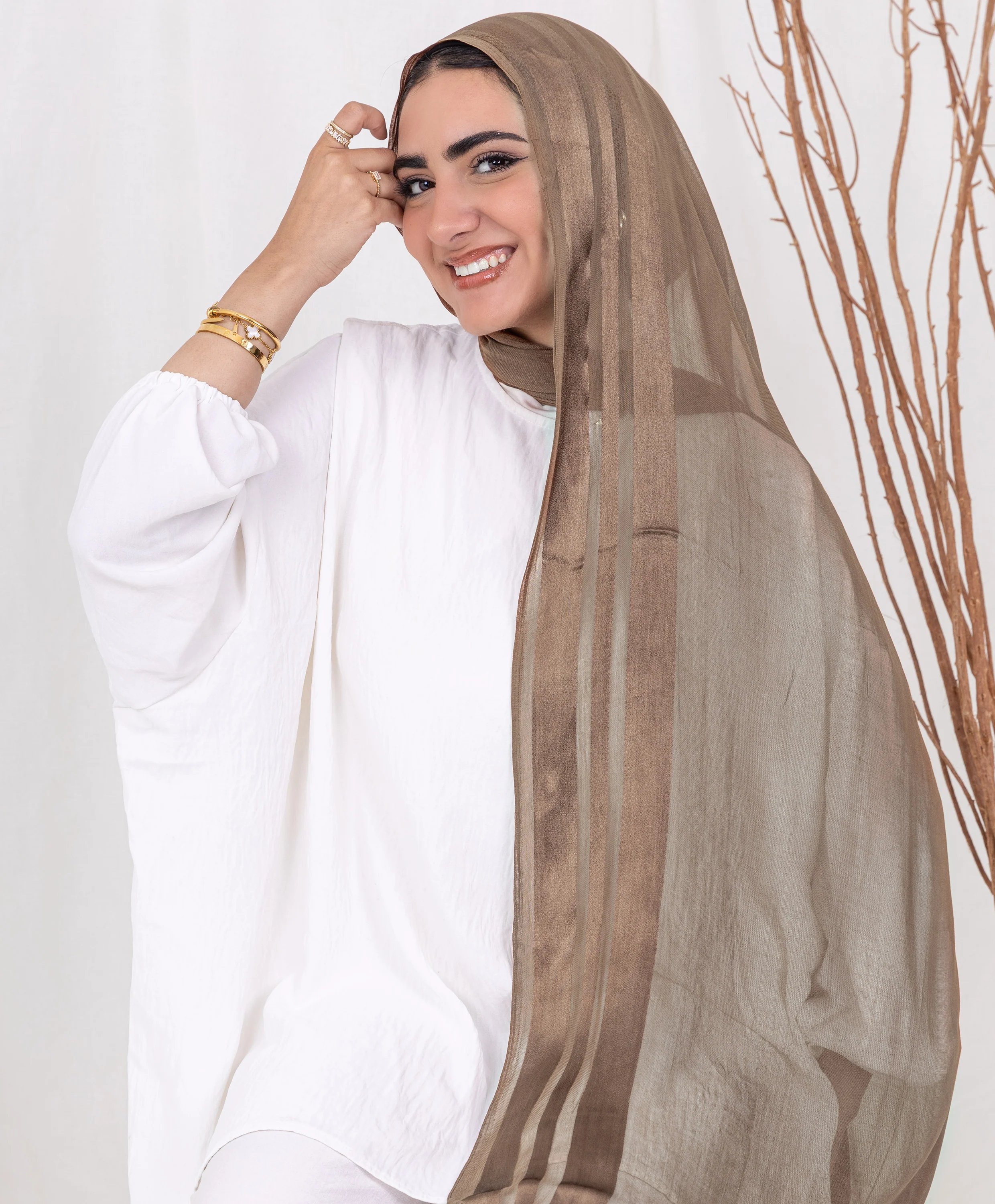 Luxury Linen Scarf - Image 18