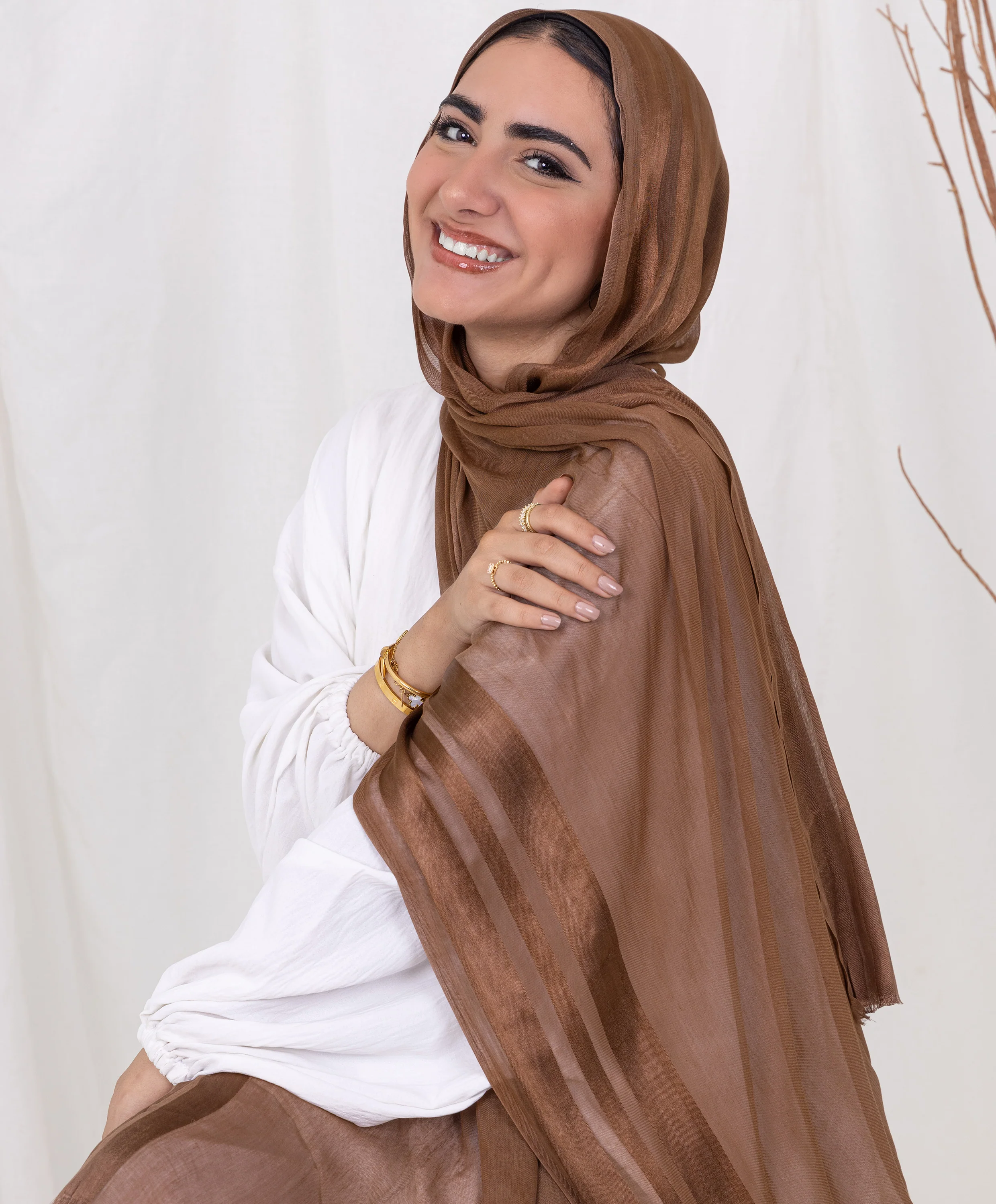 Luxury Linen Scarf - Image 19