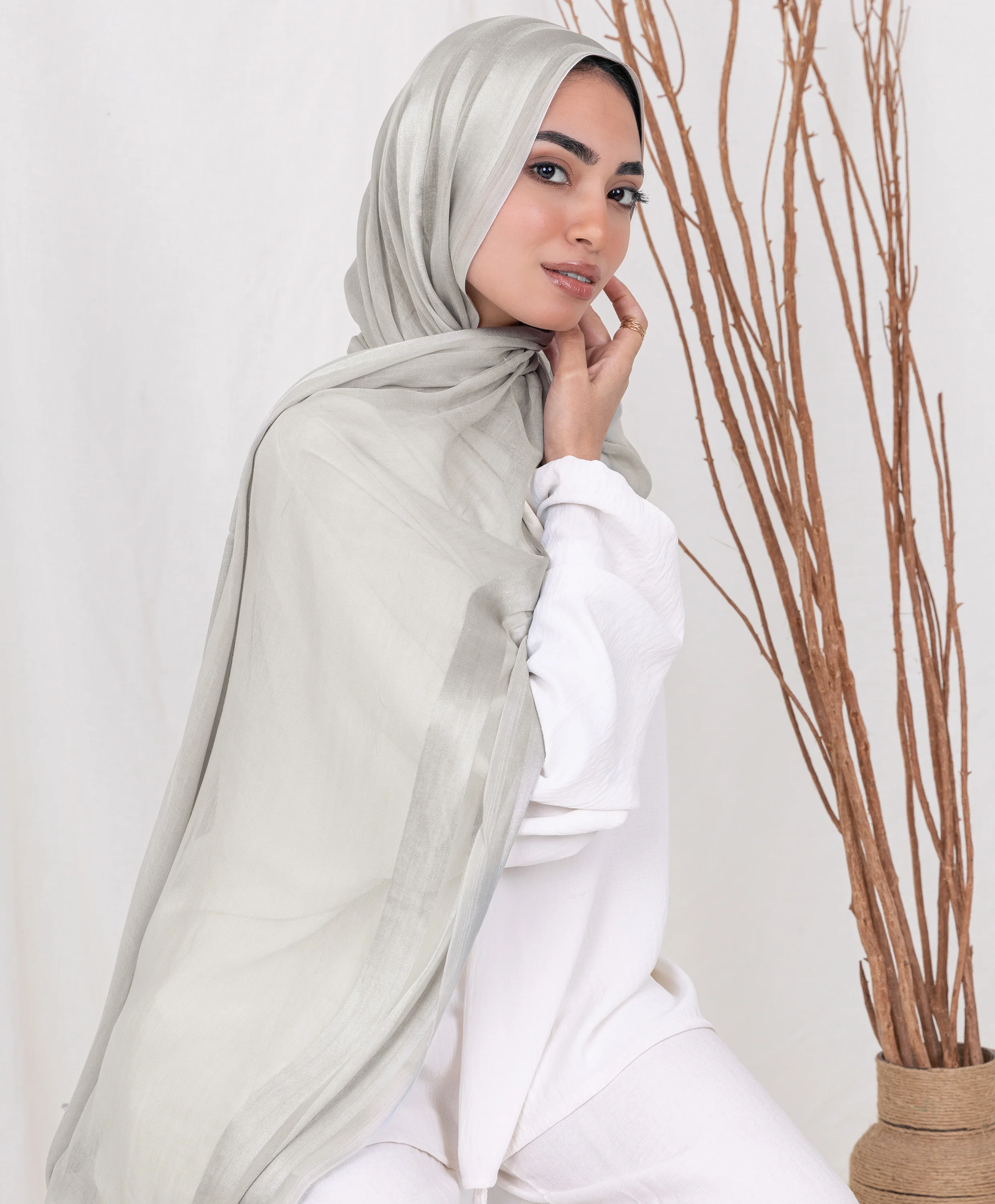 Luxury Linen Scarf - Image 22
