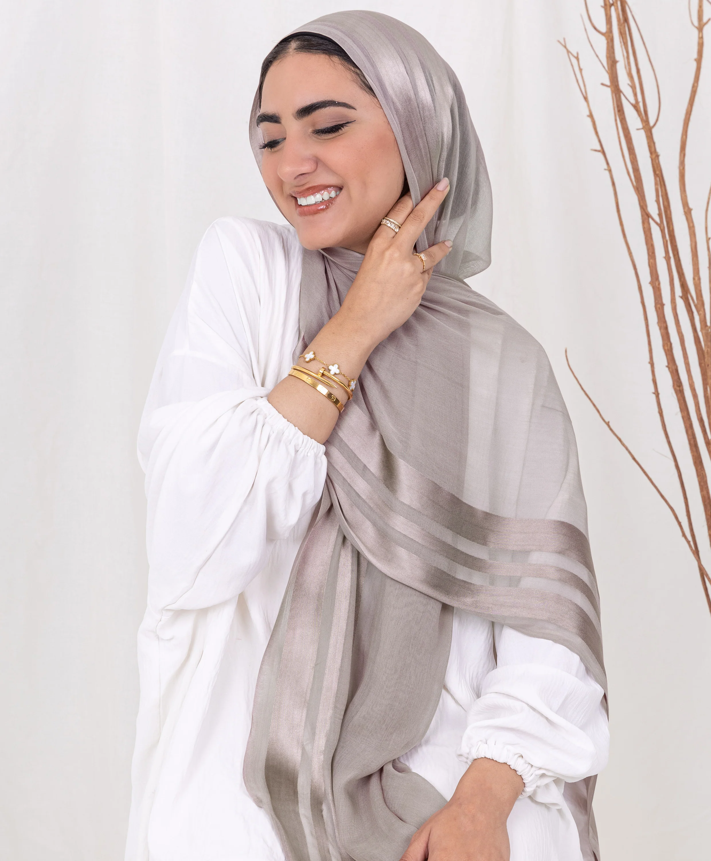 Luxury Linen Scarf - Image 25
