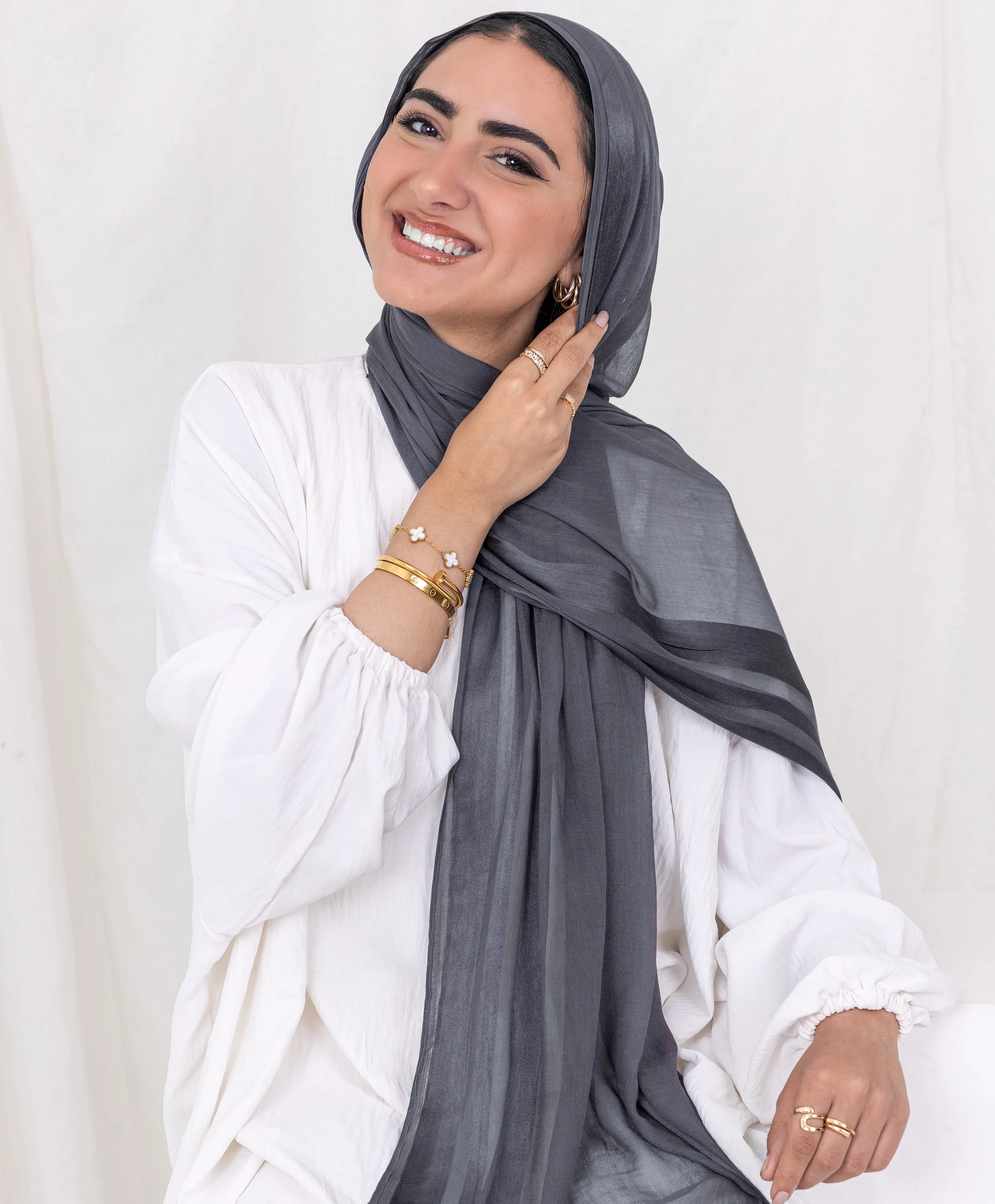 Luxury Linen Scarf - Image 26