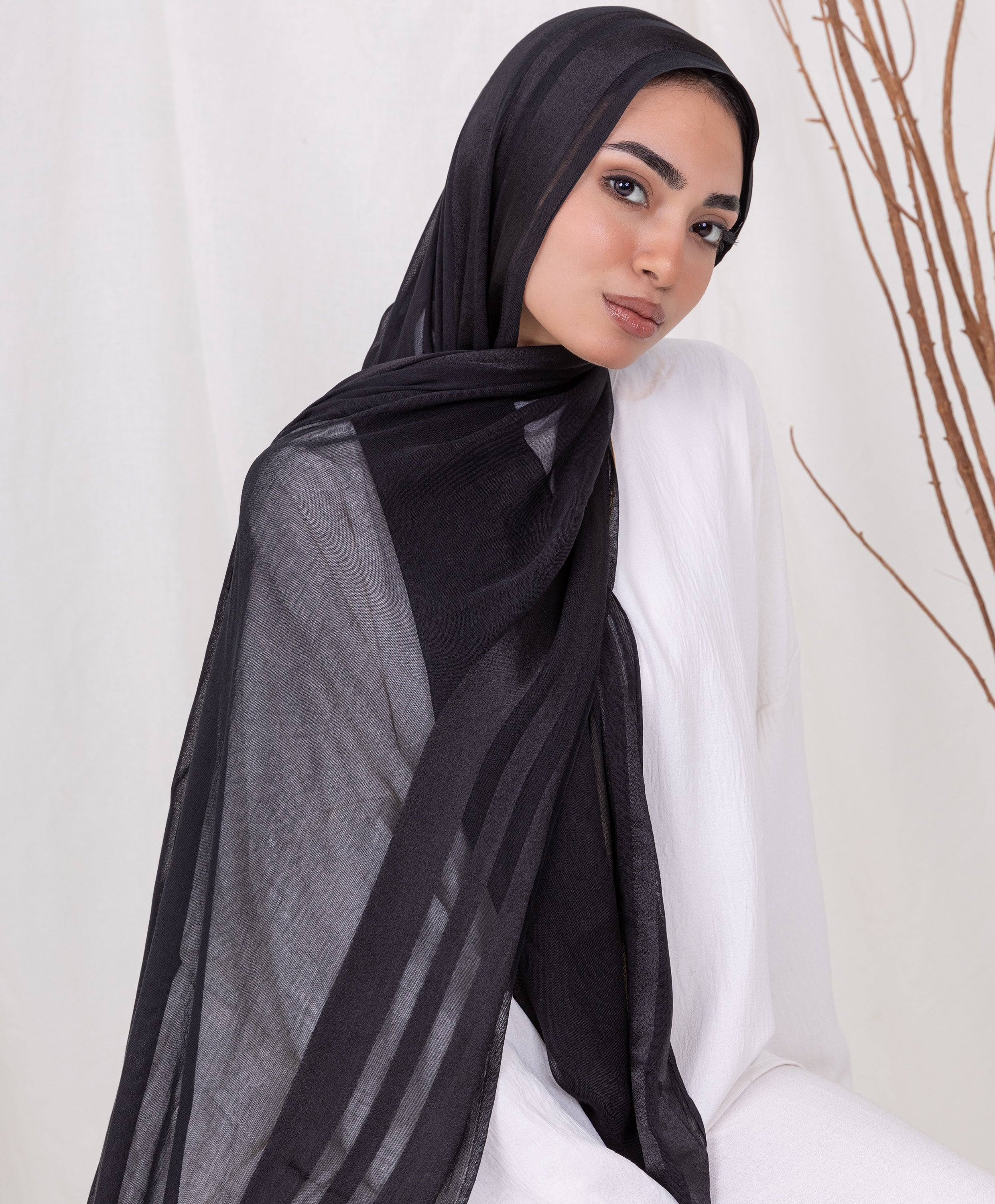 Luxury Linen Scarf - Image 27