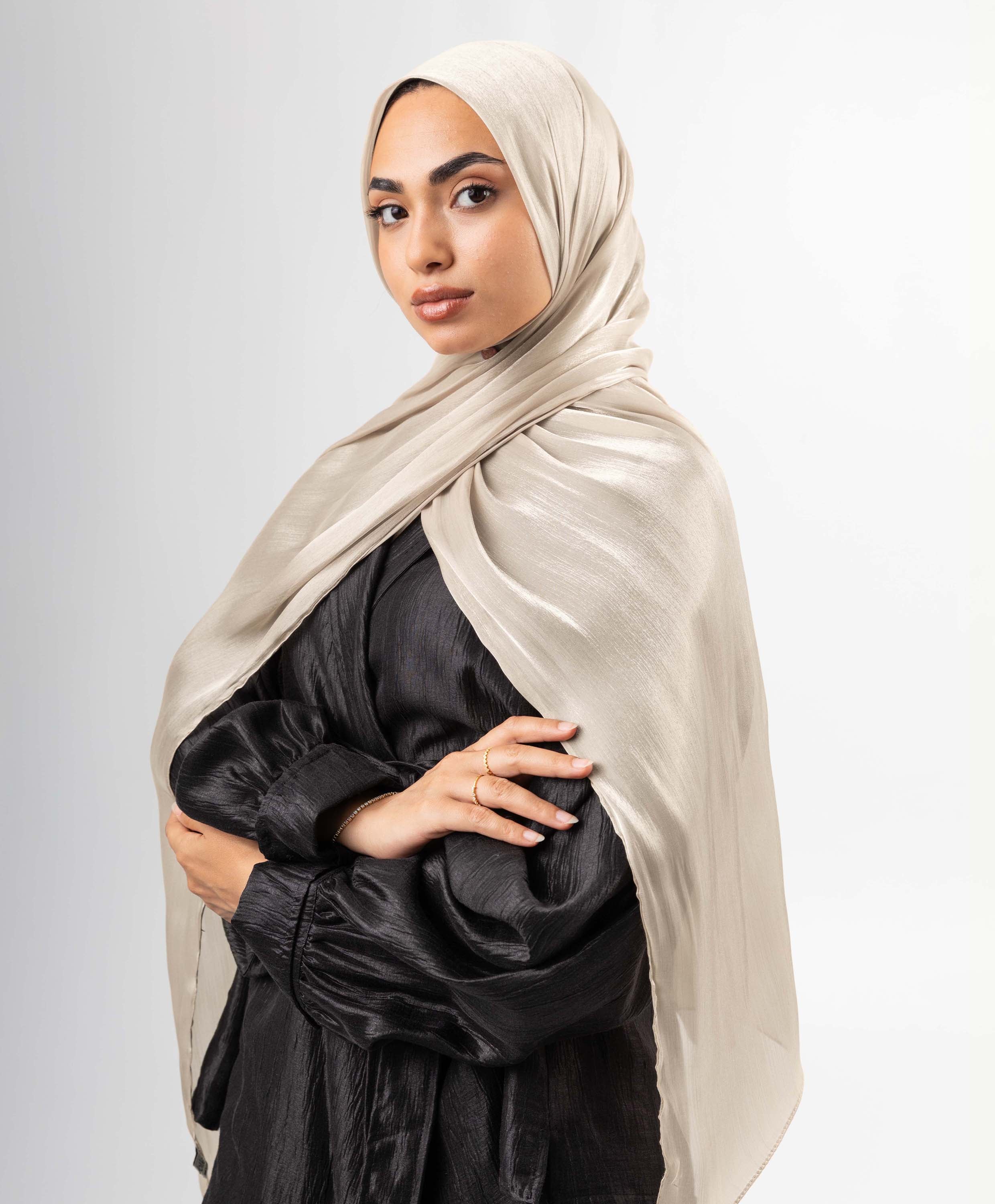 Organza Crinkle Satin Scarf - Image 51