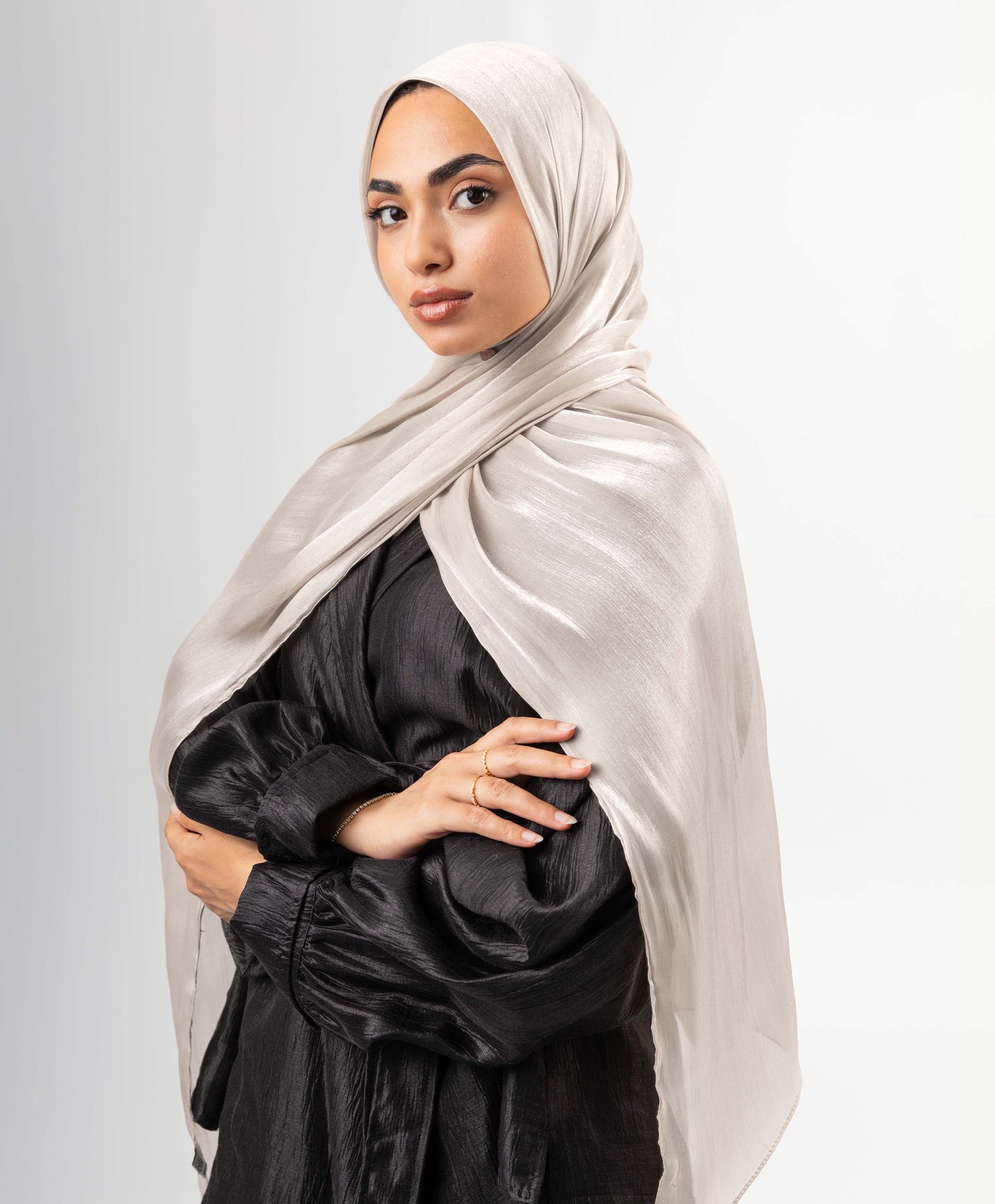 Organza Crinkle Satin Scarf - Image 52