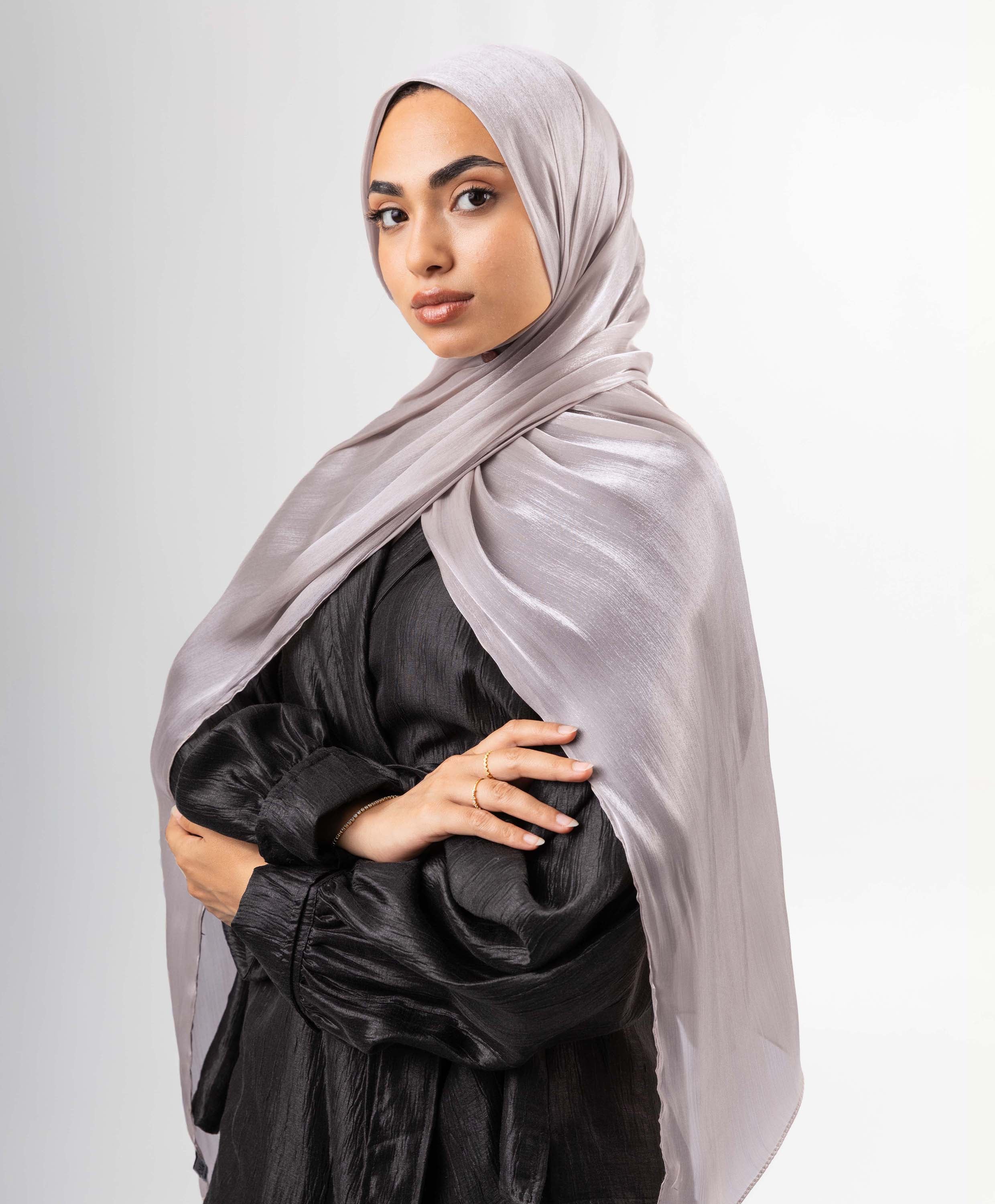 Organza Crinkle Satin Scarf - Image 55