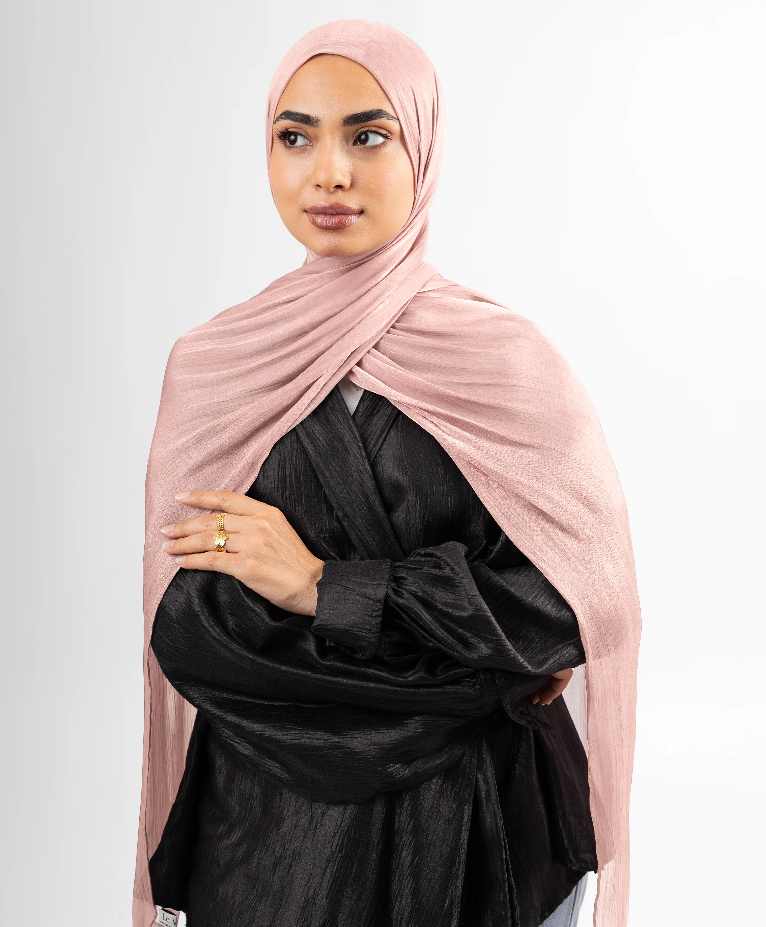 Organza Crinkle Satin Scarf - Image 77