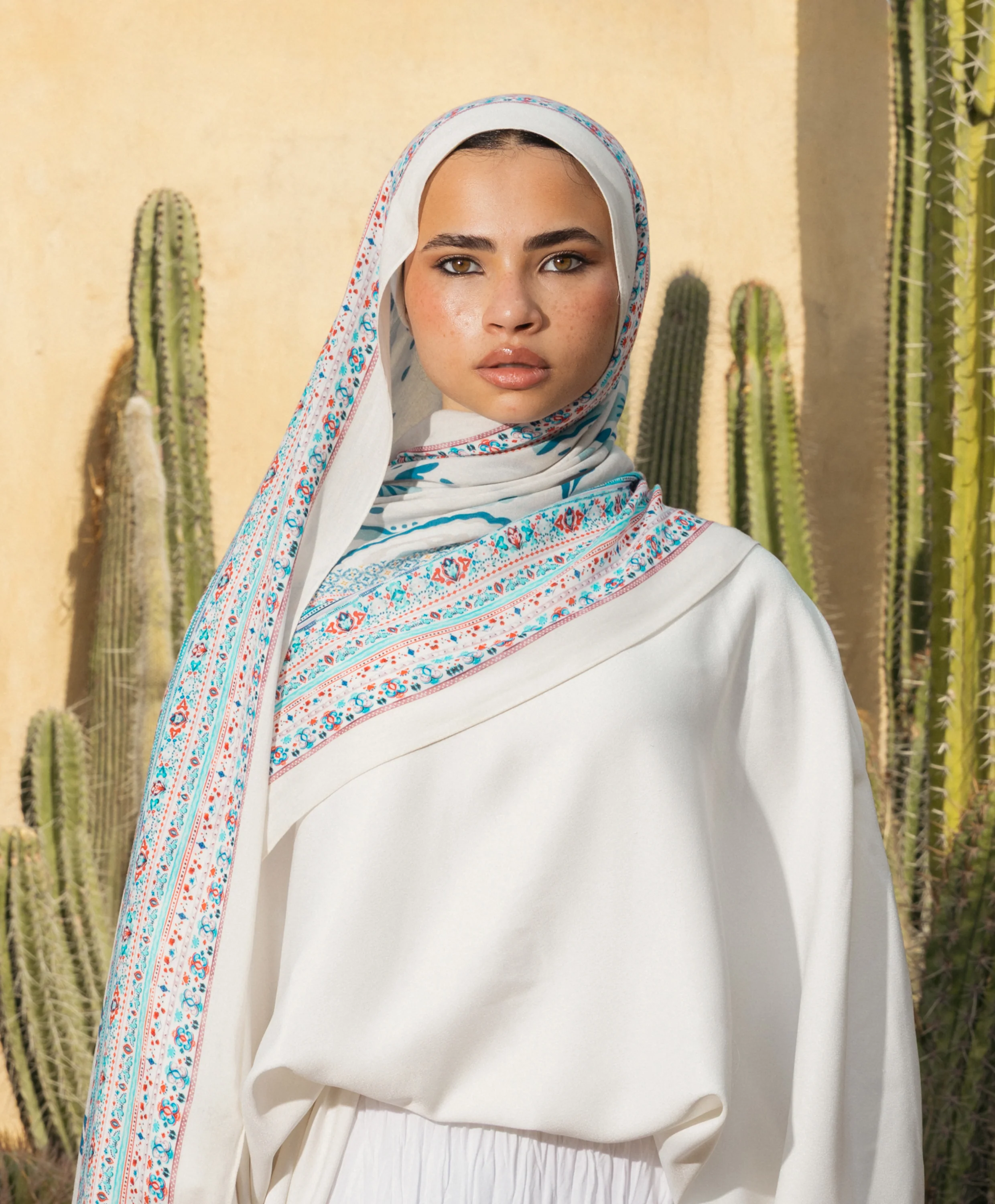 Persian Azure  Modal Scarf - Image 2