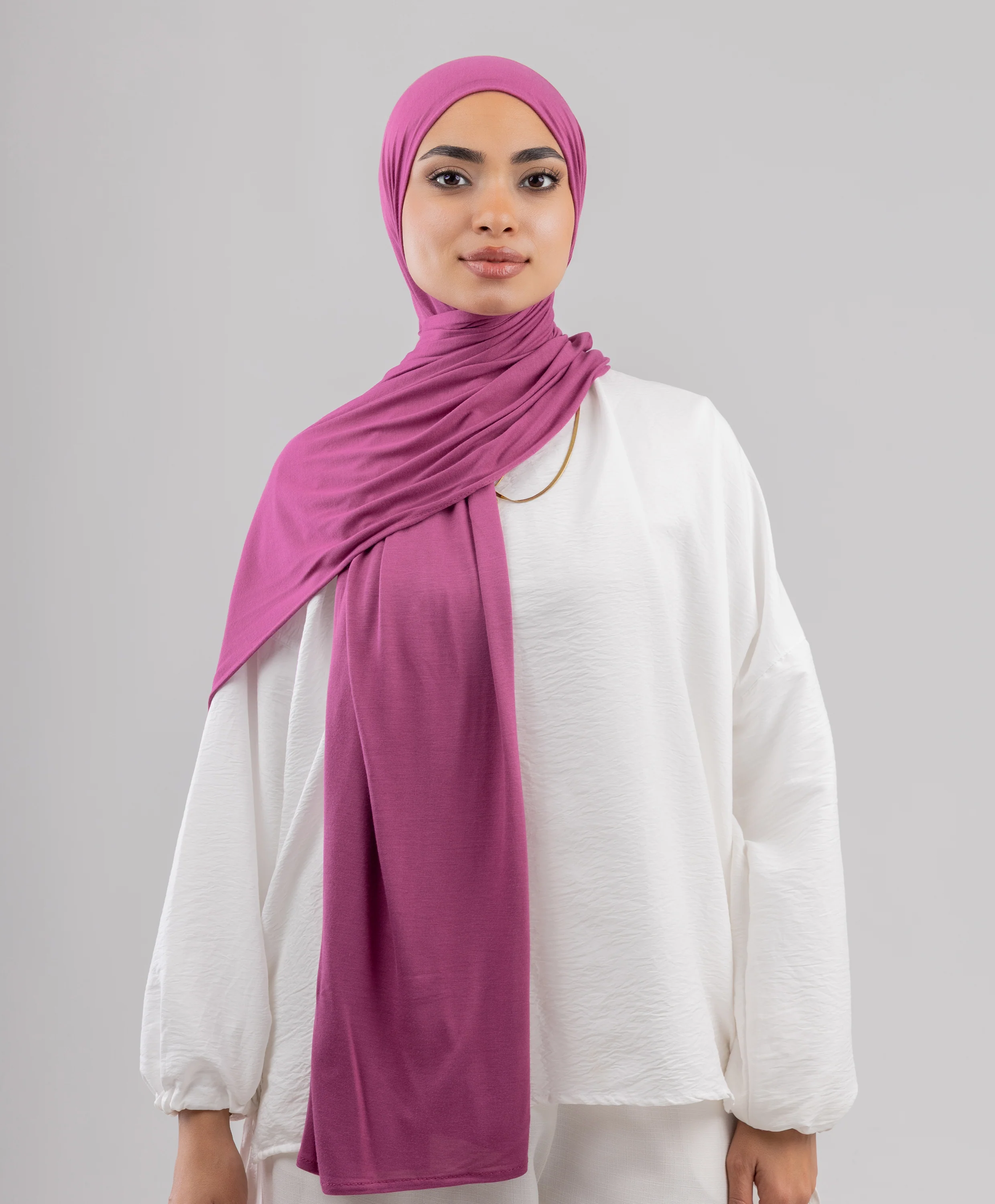 Plain Cotton Lycra Scarf - Image 53