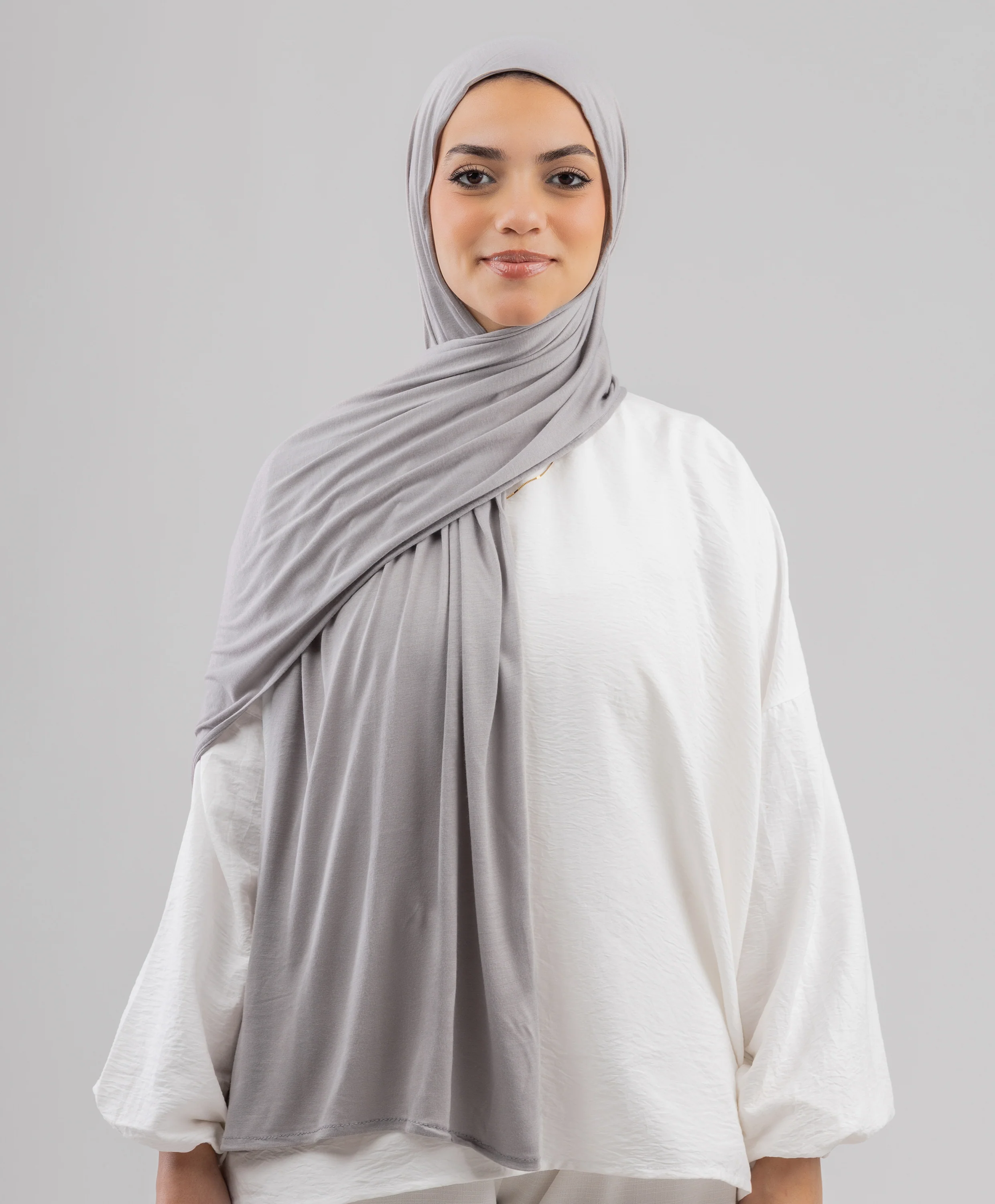 Plain Cotton Lycra Scarf - Image 86