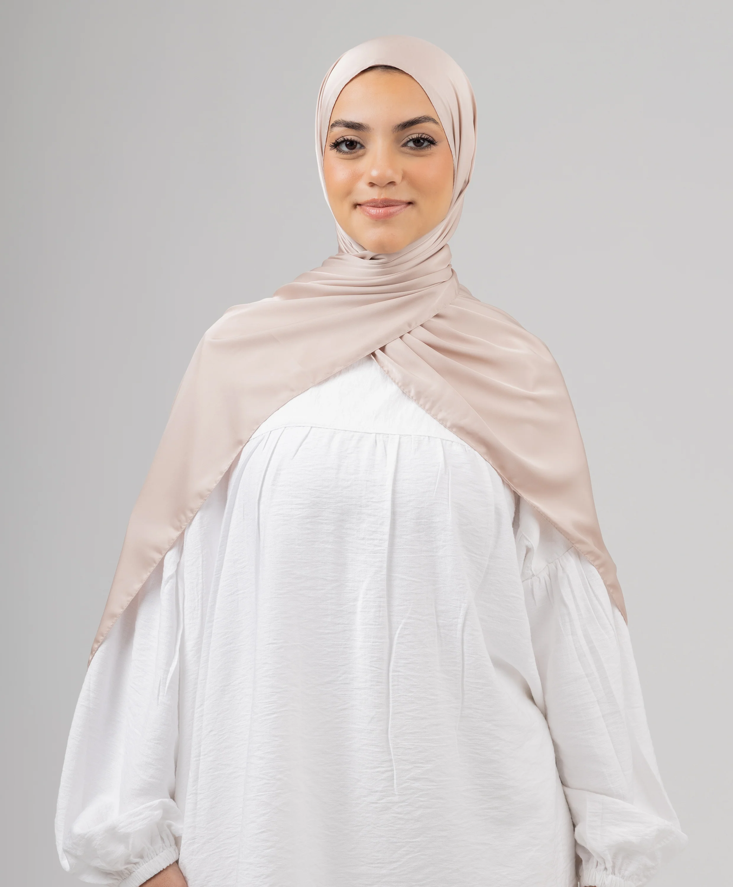 Plain Pure Silk Scarf - Image 6