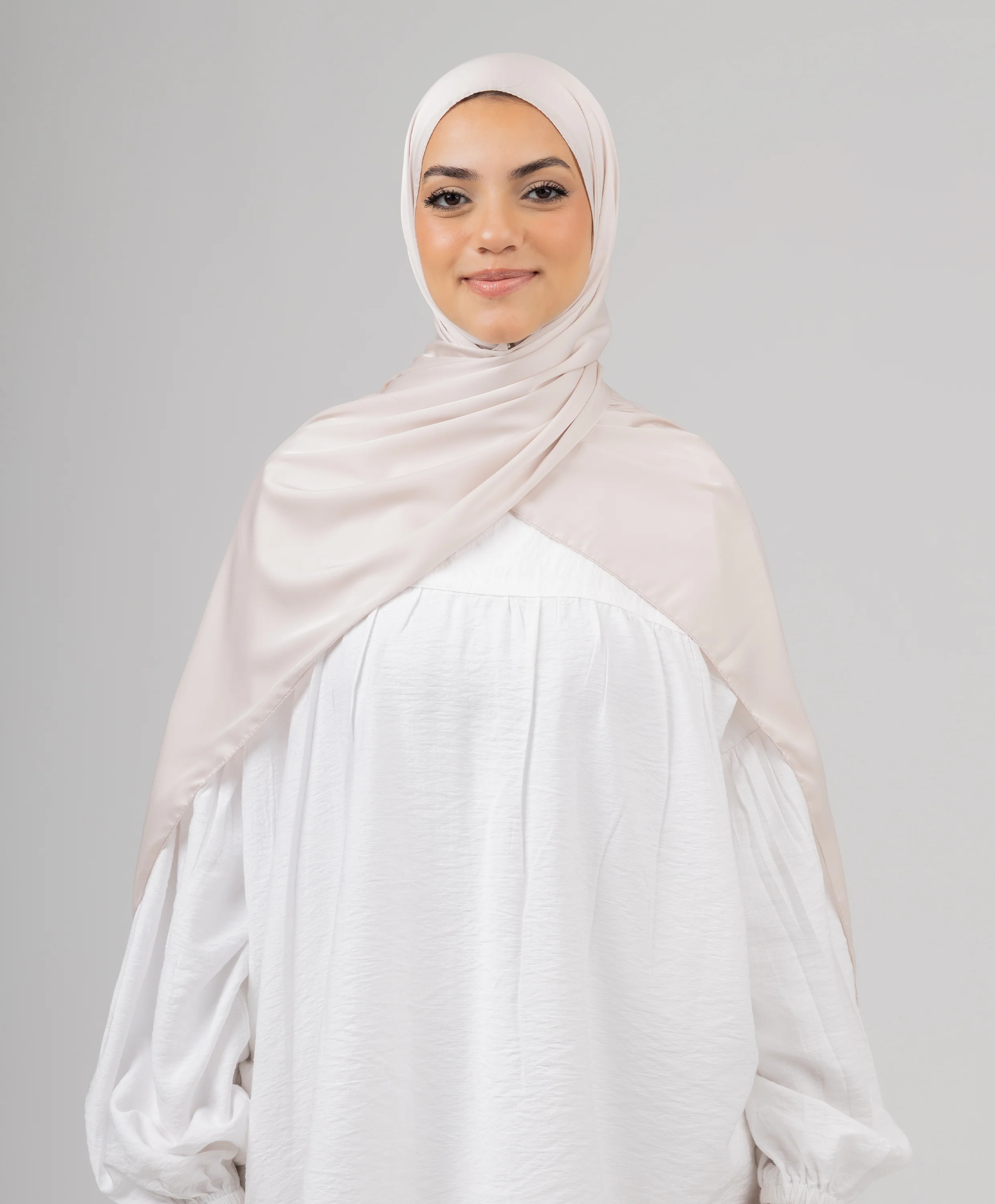 Plain Pure Silk Scarf - Image 9