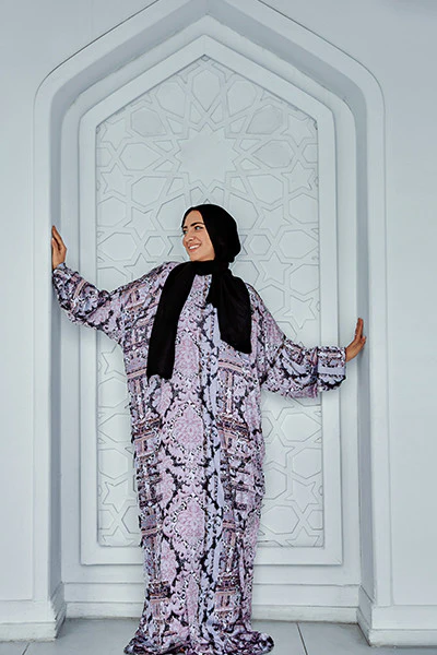 Printed Elegance Satin Isdal - Image 5