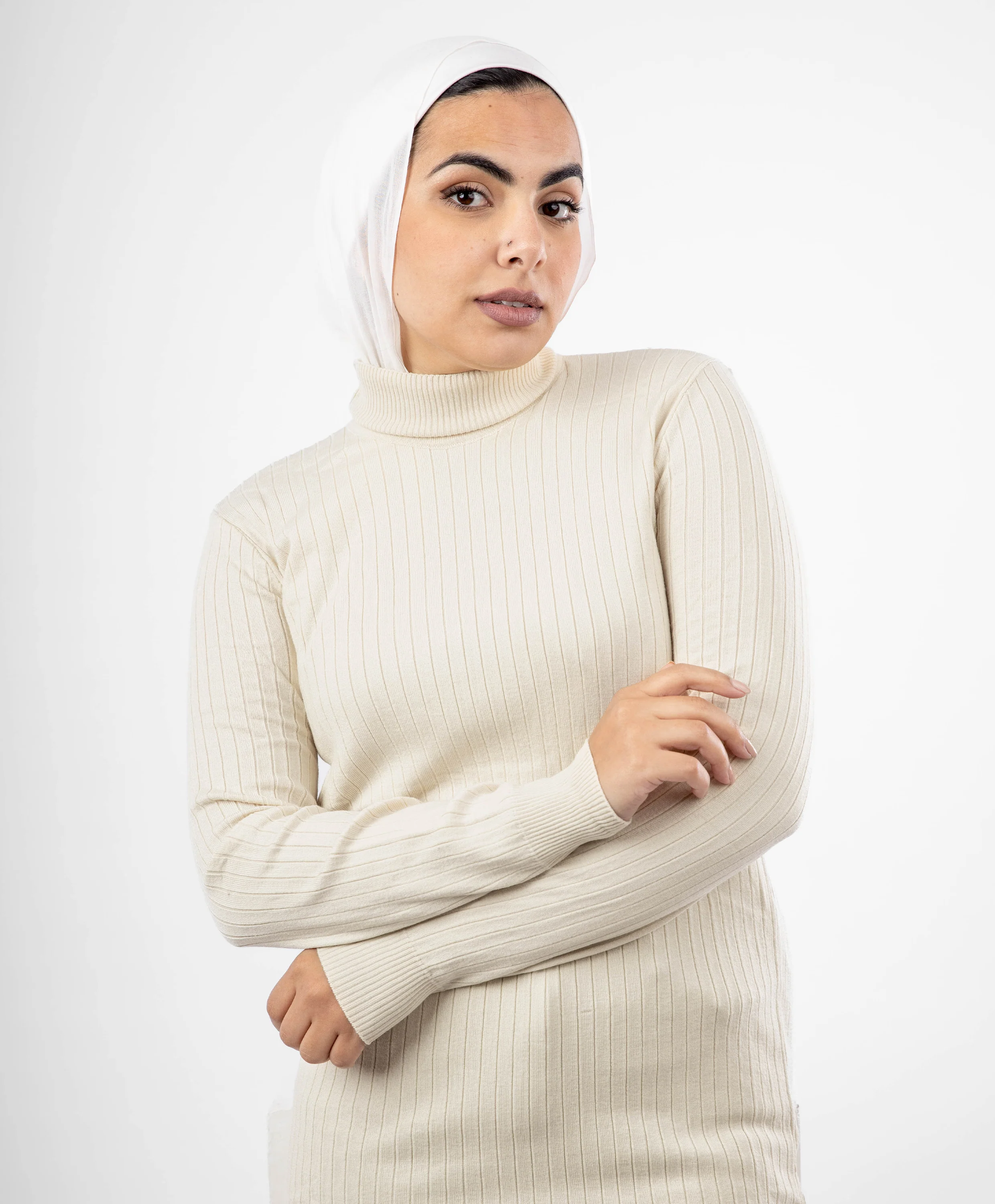 Ribbed Long Pullover - Image 4