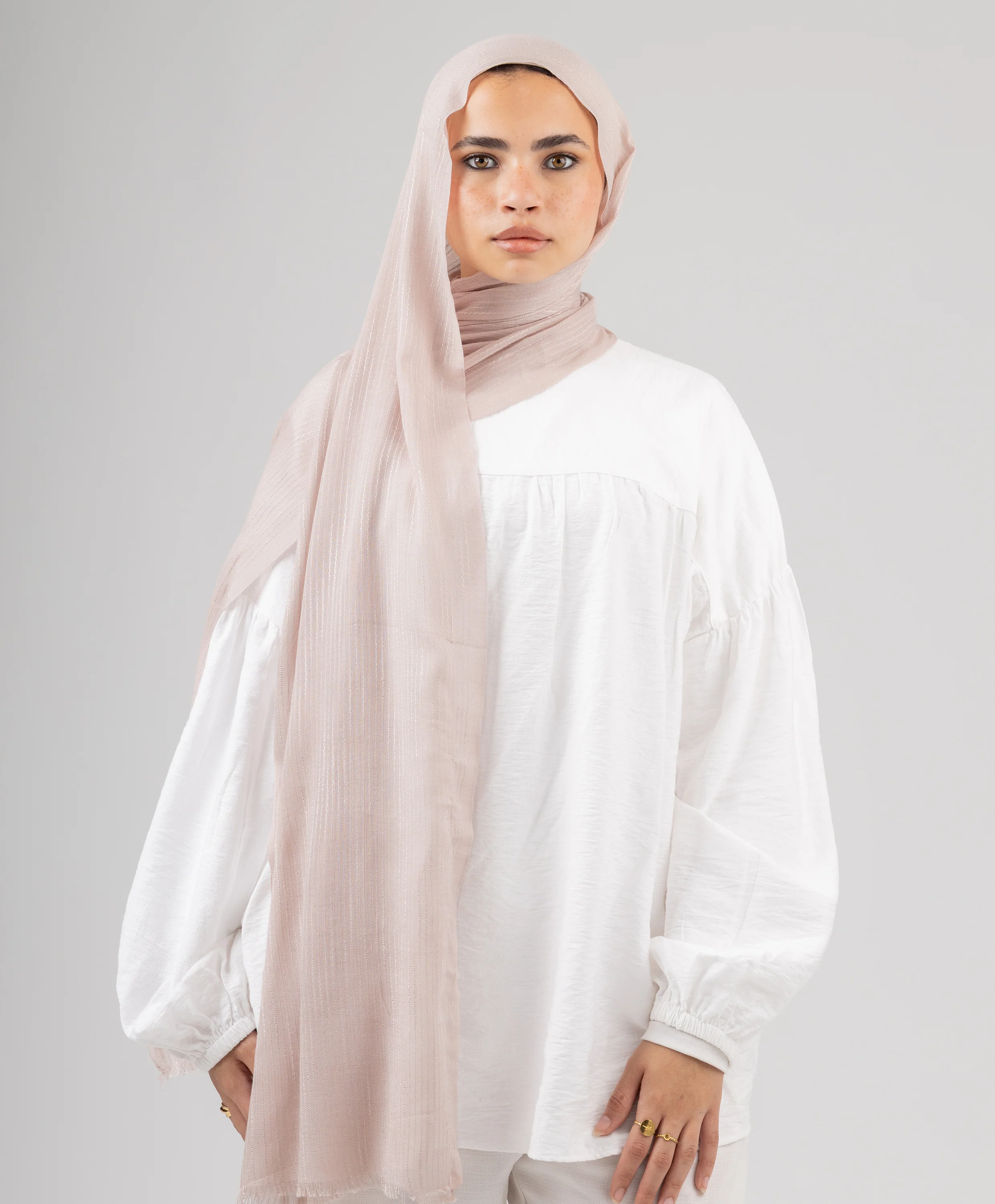 Ripple Linen Scarf - Image 13