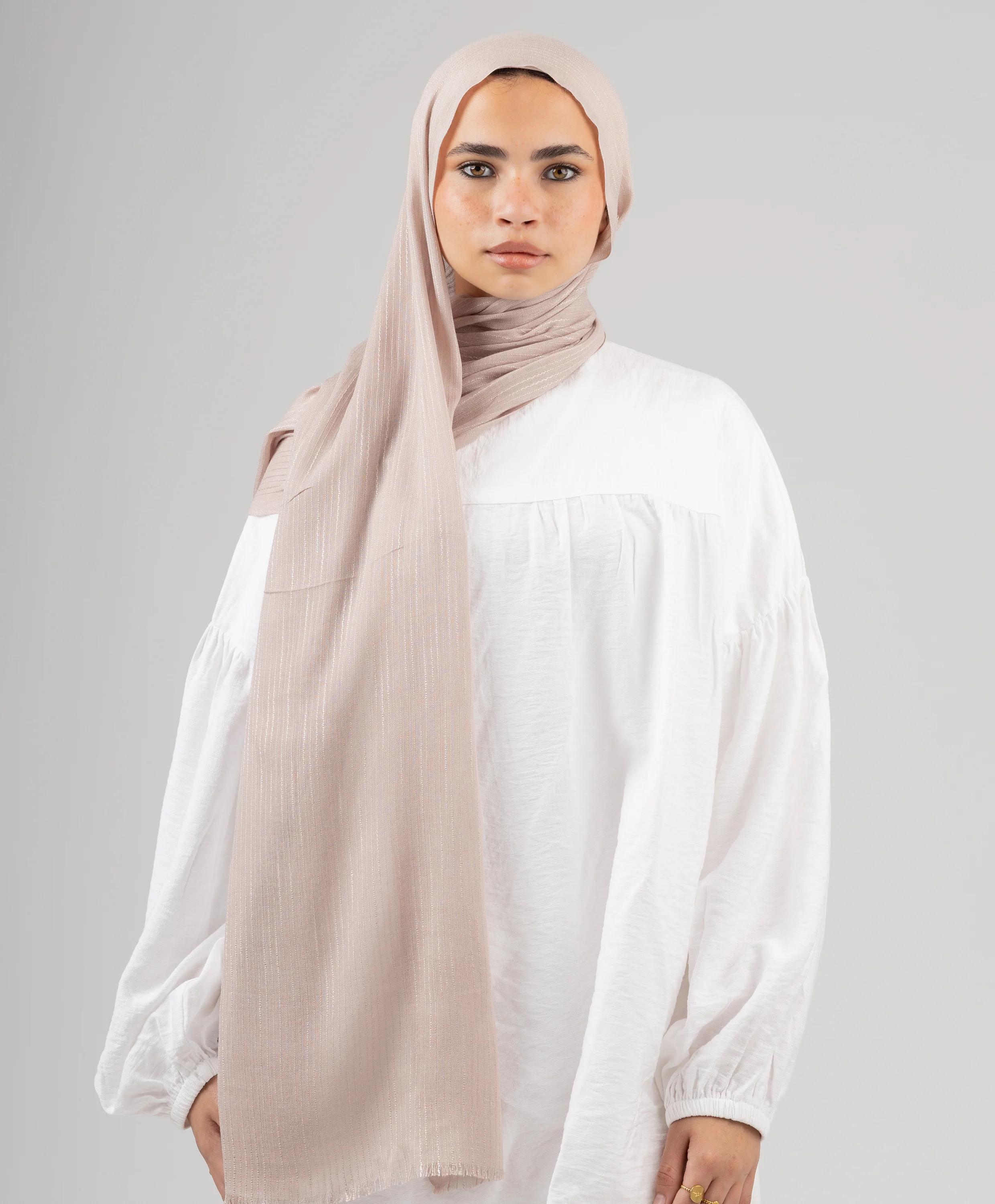 Ripple Linen Scarf - Image 7
