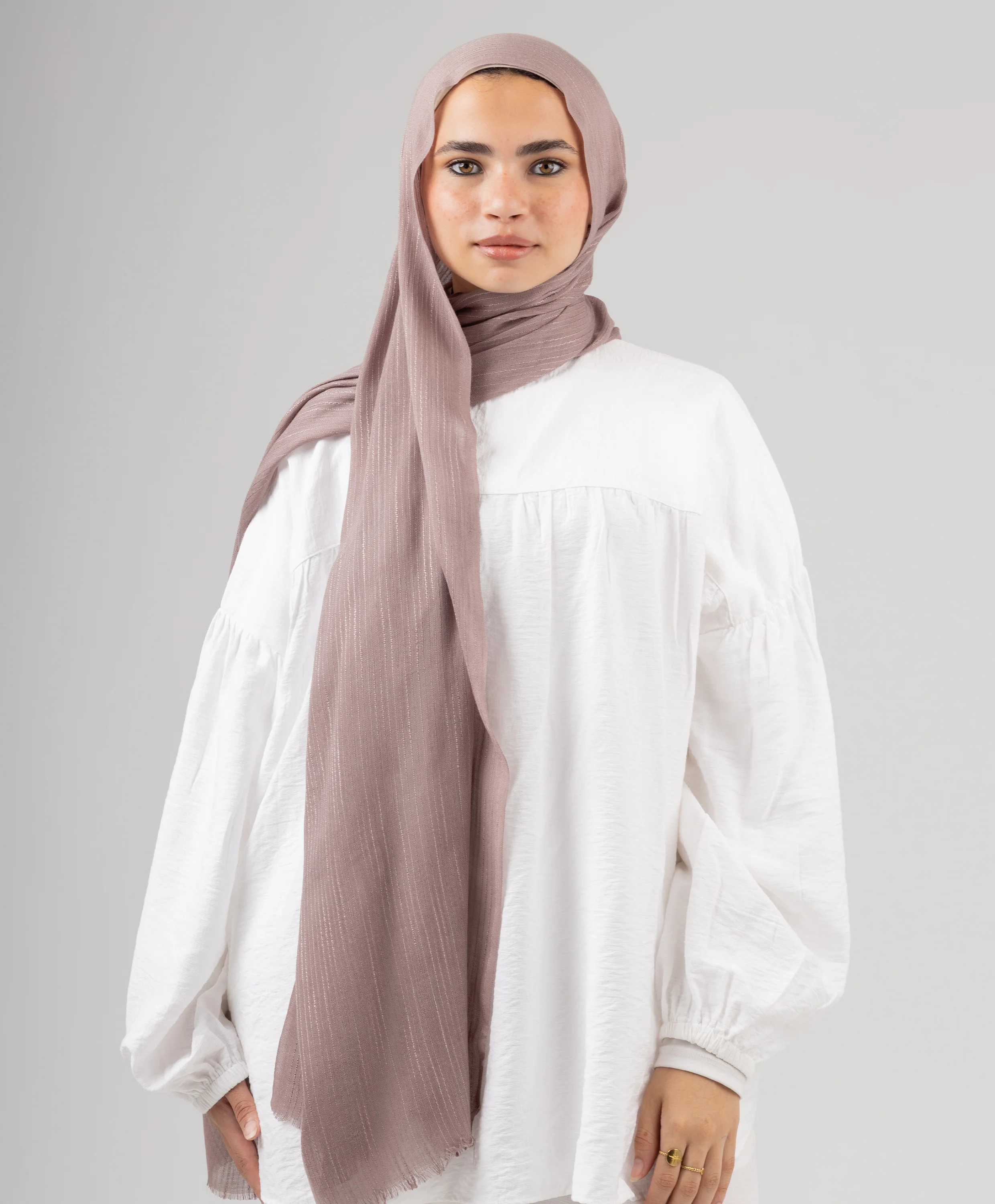 Ripple Linen Scarf - Image 9