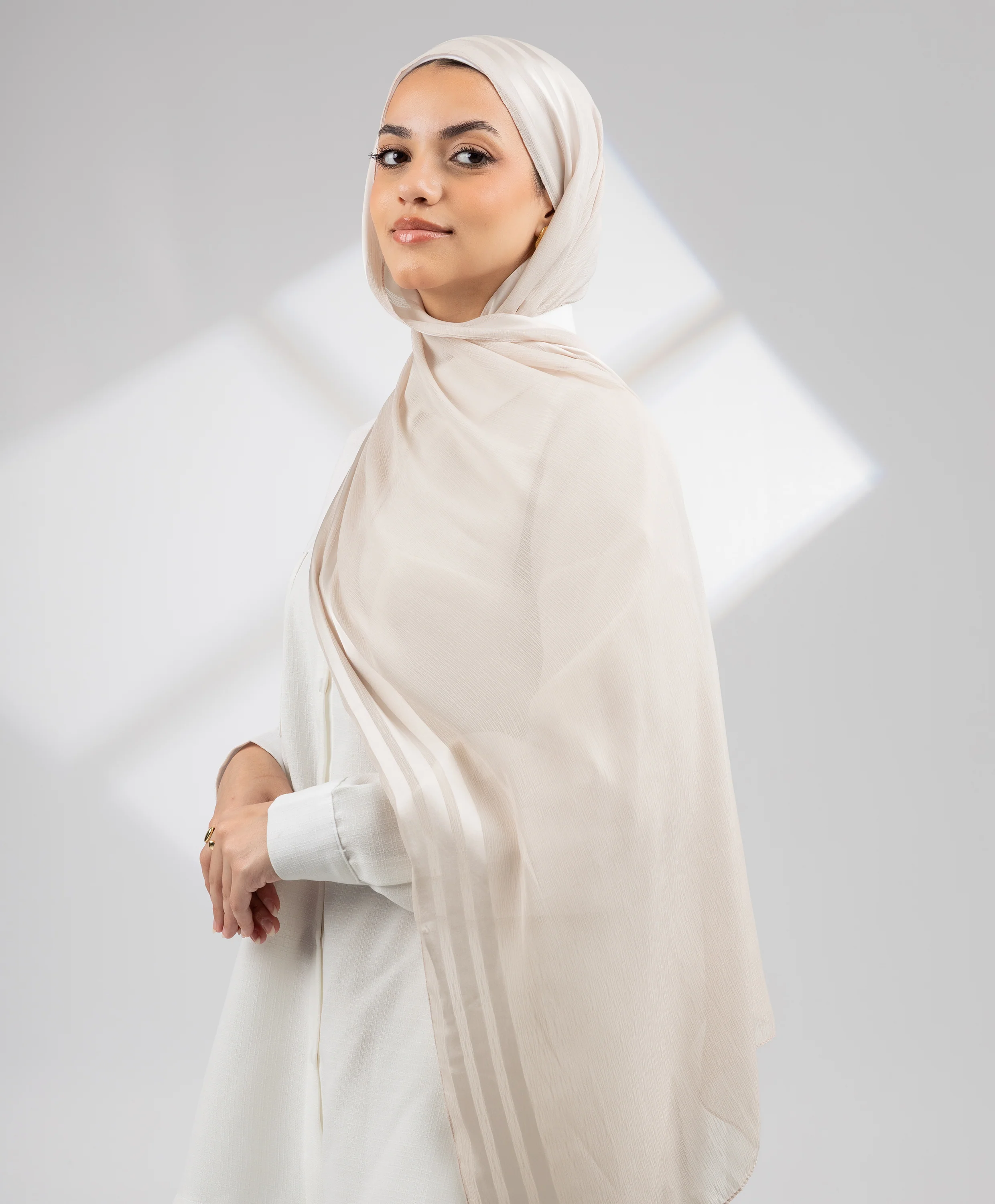 Serenity Satin Chiffon Scarf - Image 15