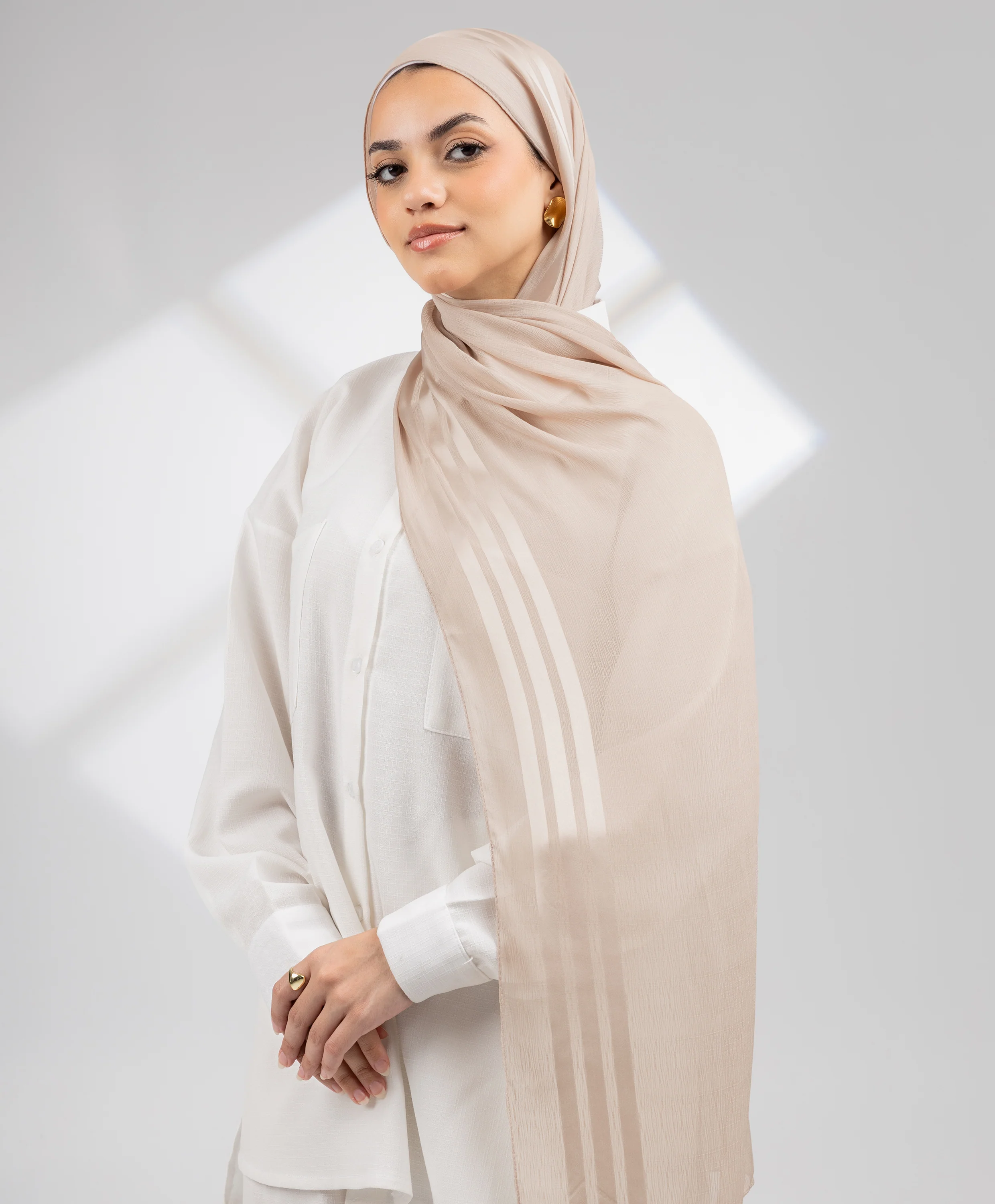 Serenity Satin Chiffon Scarf - Image 17