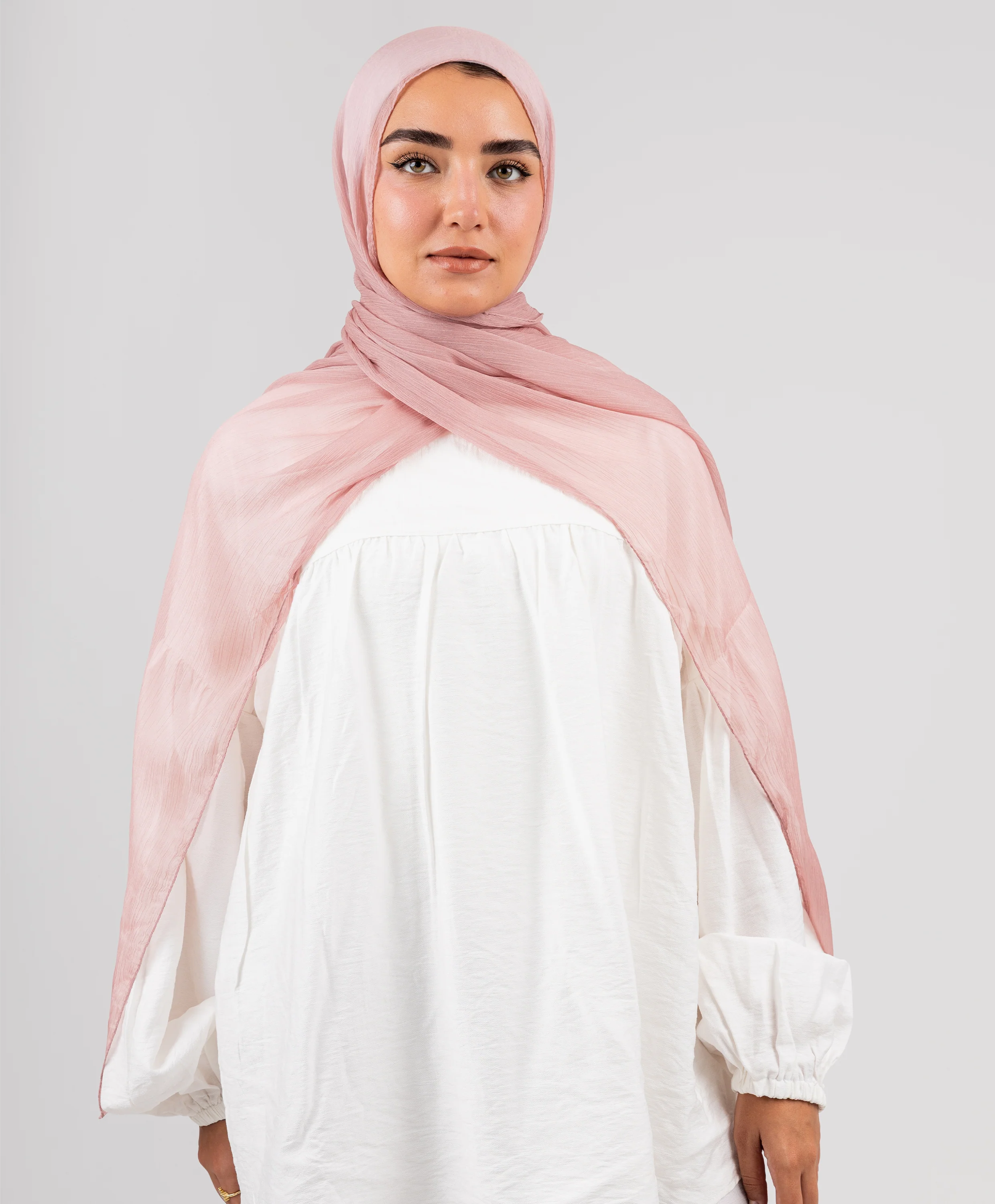 Soft Silk Crinkle Scarf - Image 10