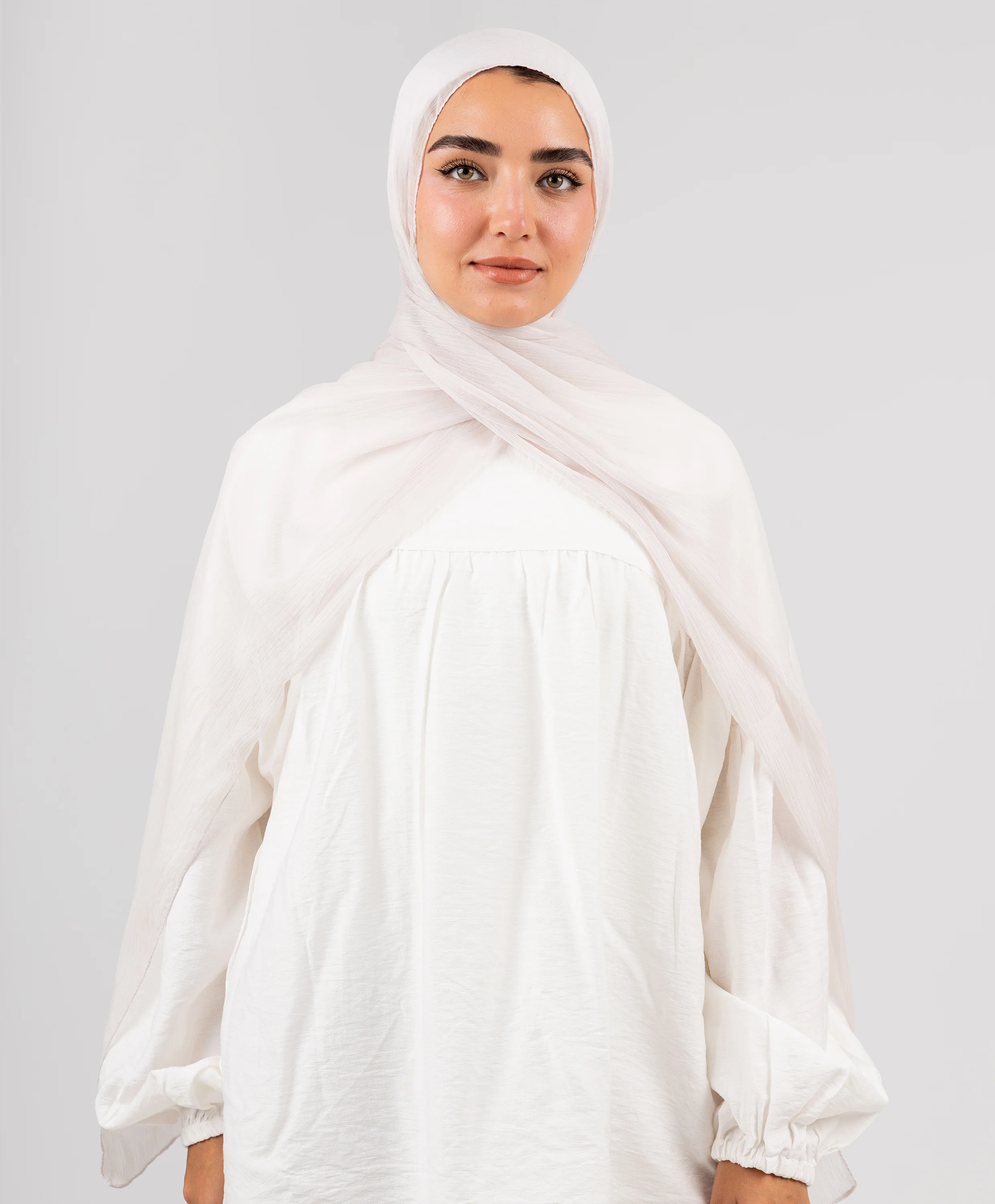 Soft Silk Crinkle Scarf - Image 21