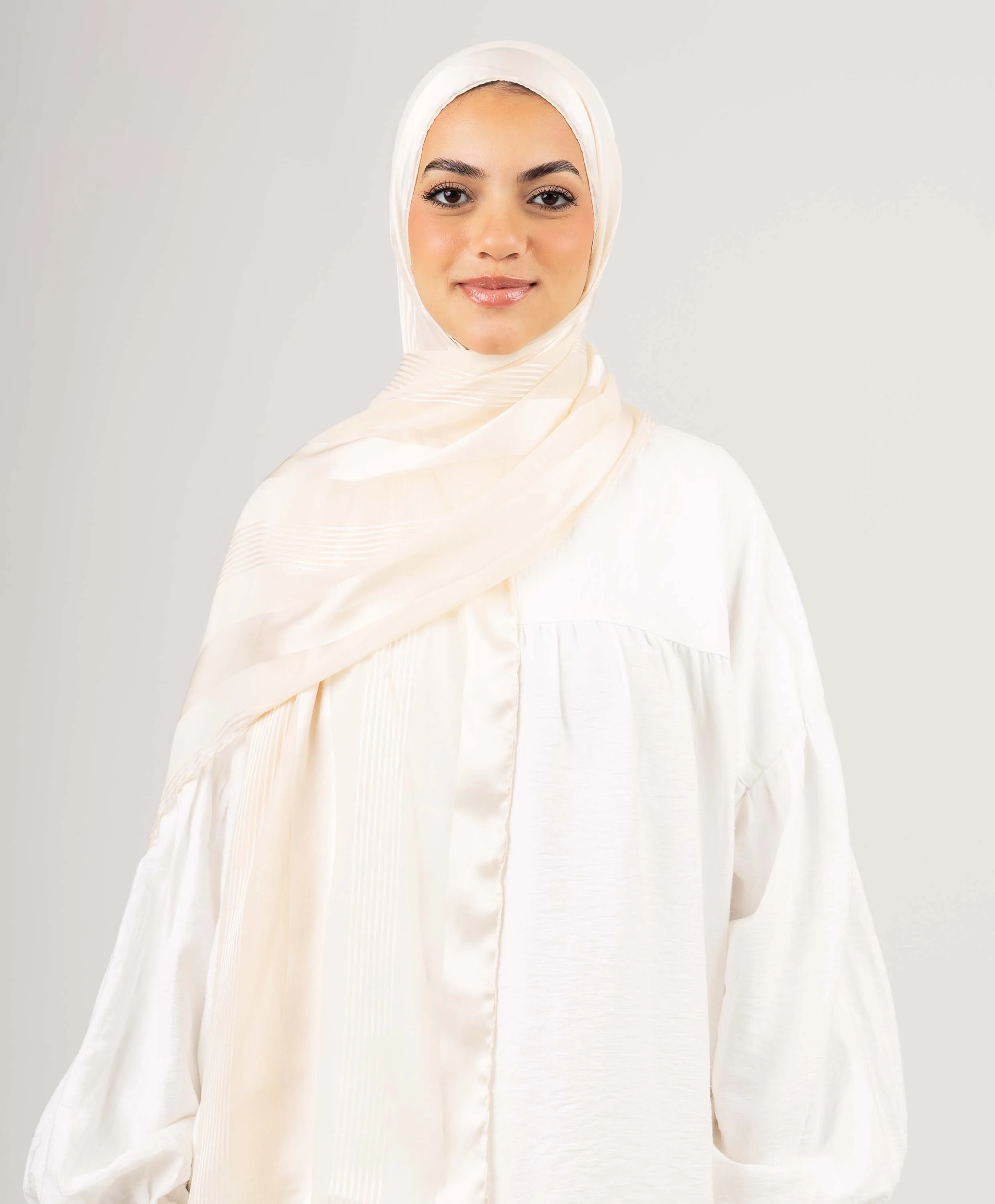 Stately Satin Chiffon Scarf - Image 20